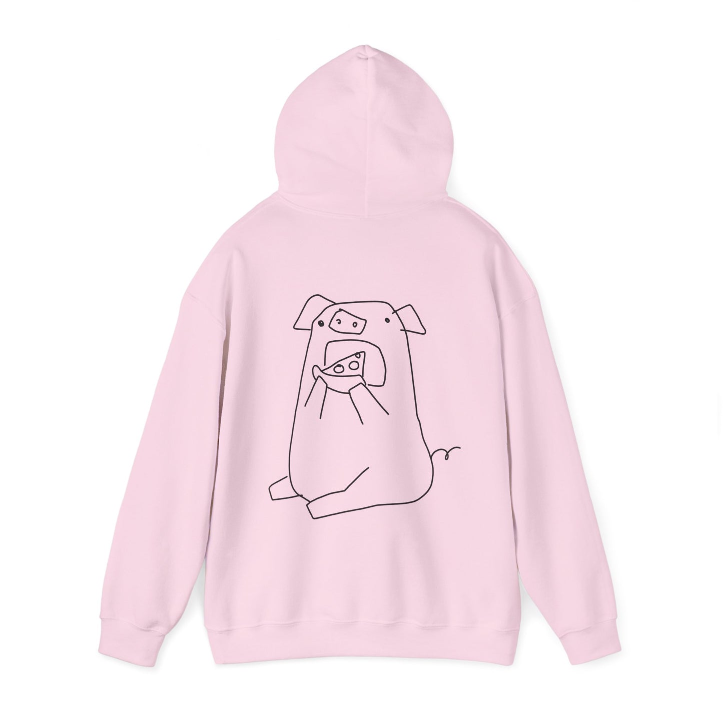 Pizza Piggy Unisex Hooded Sweatshirt - ALIQUOS