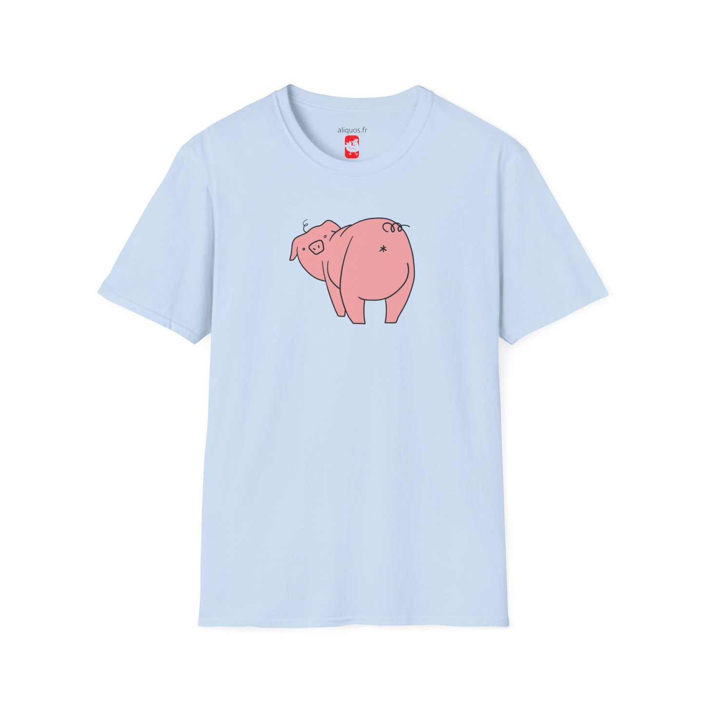 Piggy Rear Unisex Tee - ALIQUOS