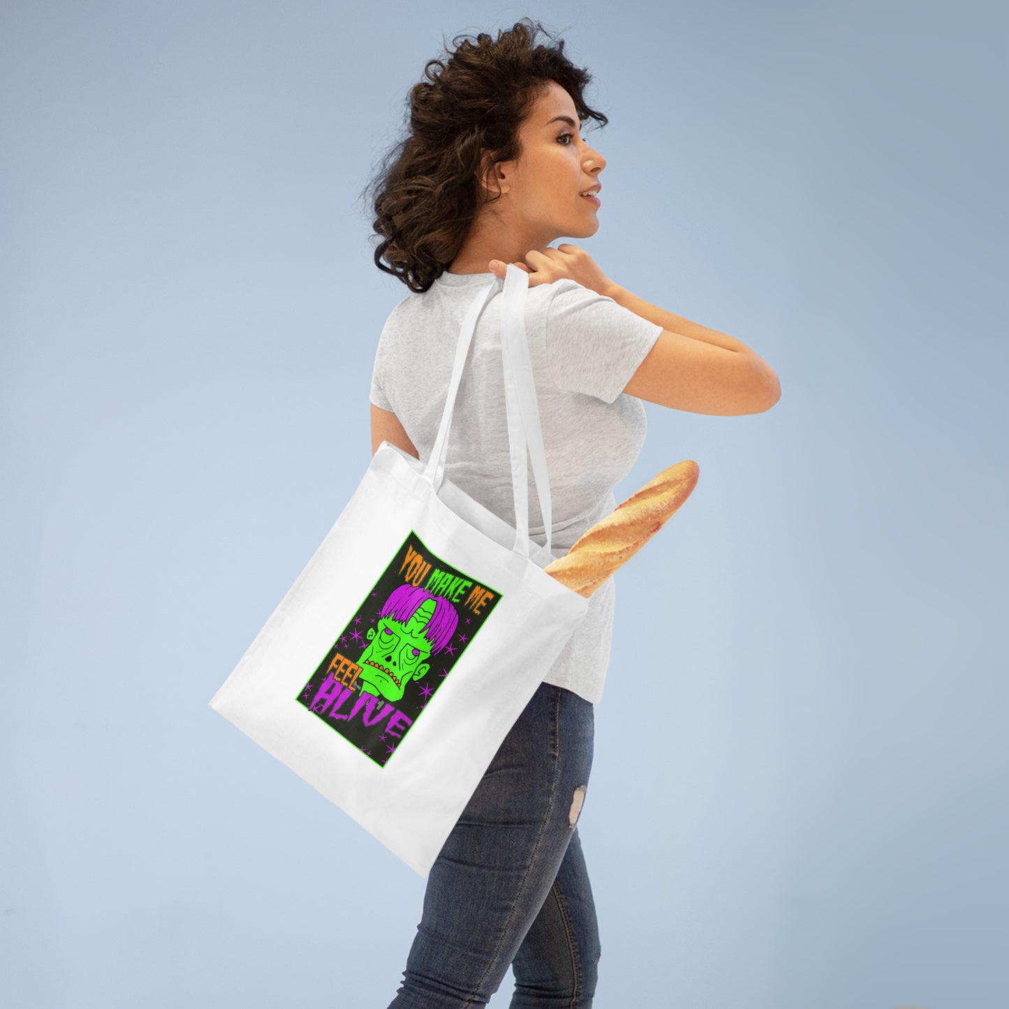 Tote Bag - Frankenstein Monster Design - ALIQUOS