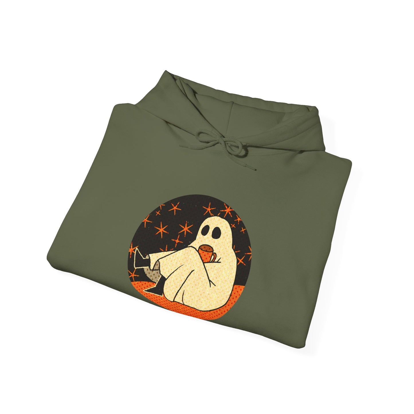 Sweat à capuche unisexe - Motif « Moonlit Coffee »