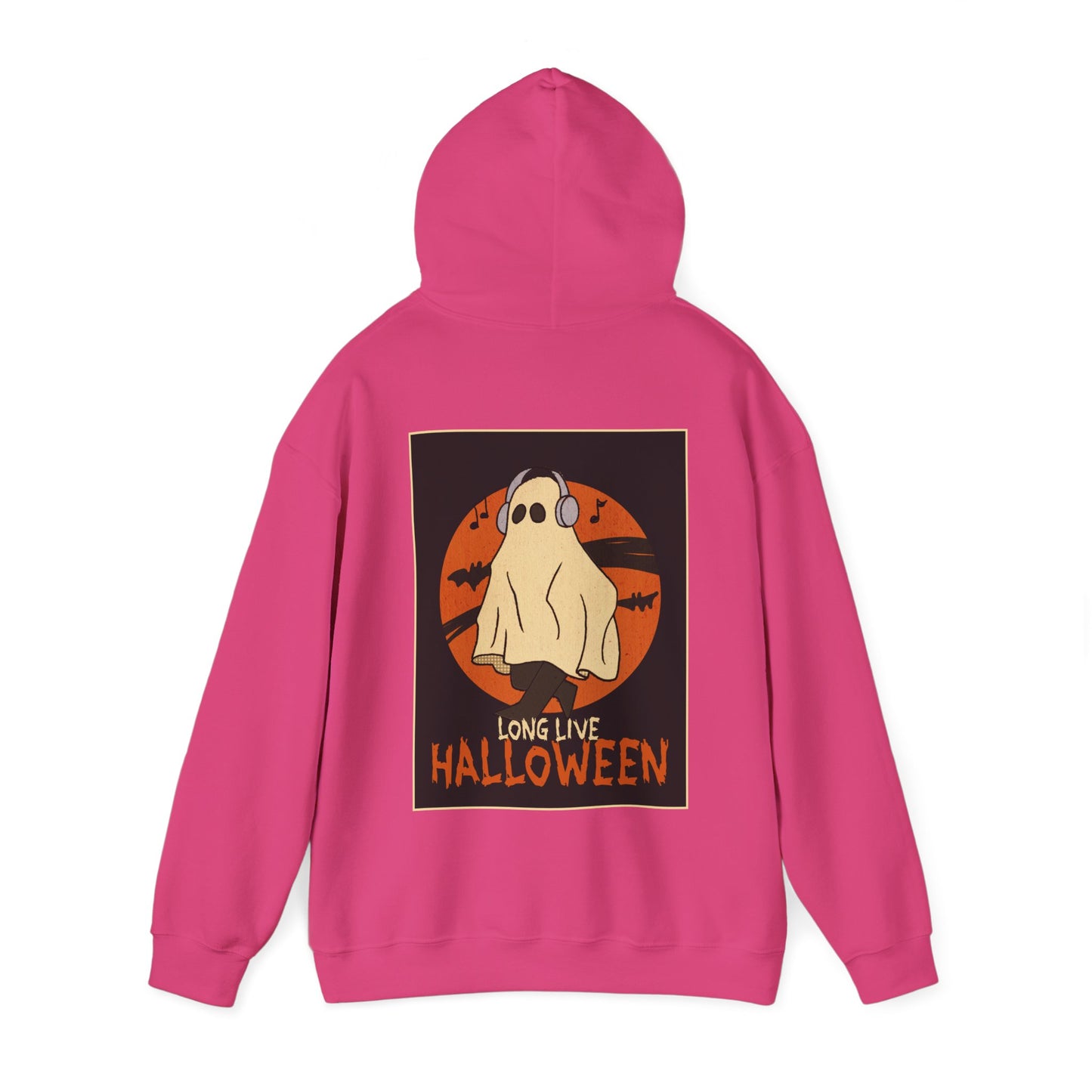 Sweat à capuche unisexe - Motif « Fantôme musical »
