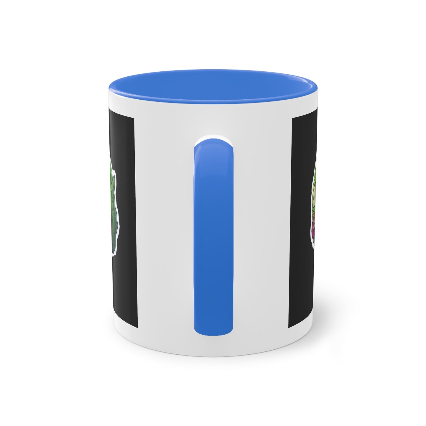 Two Tone Mug - Water Monster Design - ALIQUOS