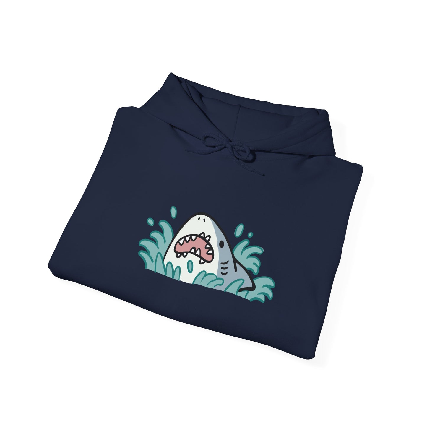 Unisex Hooded Sweatshirt - Surprise Shark - Aliquos