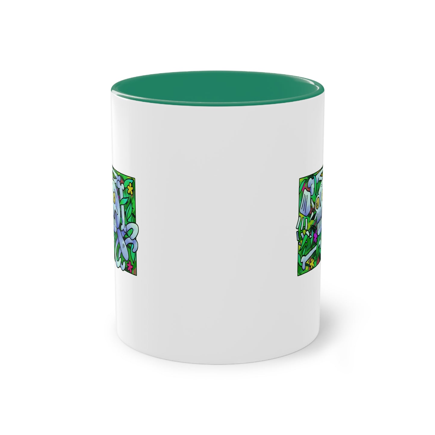 Two Tone Mug - 'What Remains' Design - ALIQUOS