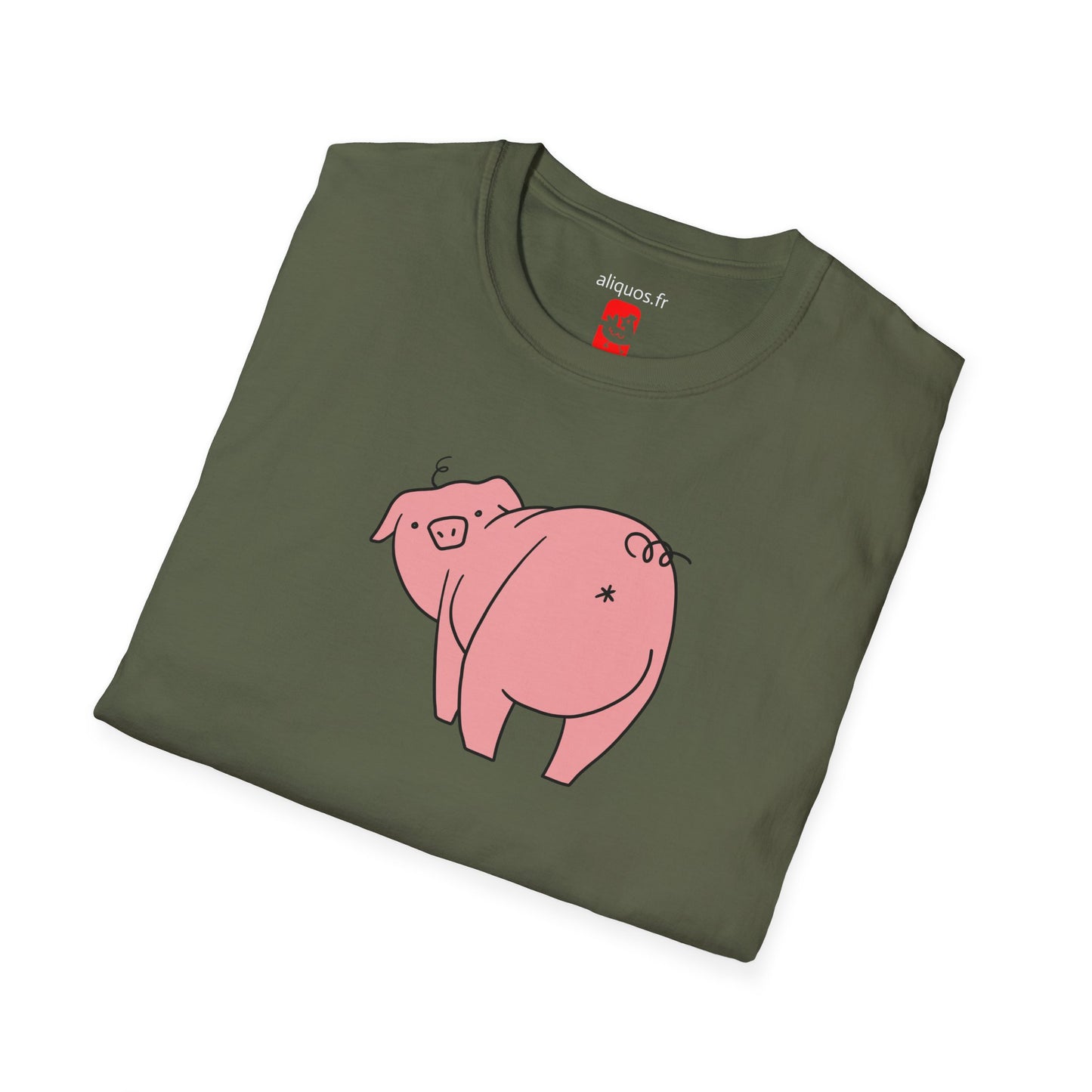 Piggy Rear Unisex Tee - ALIQUOS