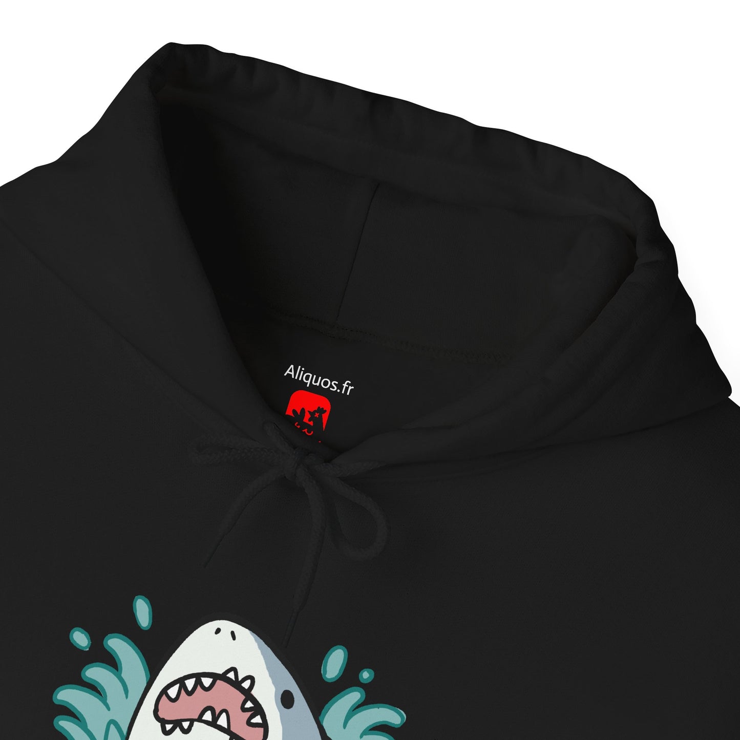 Unisex Hooded Sweatshirt - Surprise Shark - Aliquos