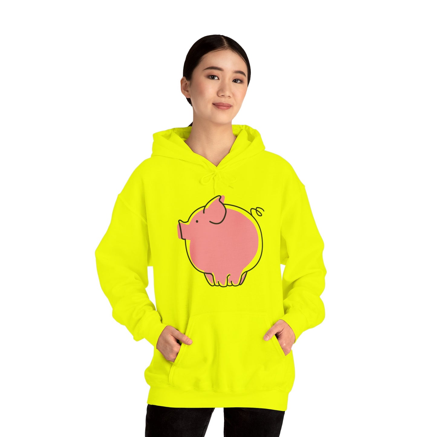 Pudgy Piggy Unisex Hooded Sweatshirt - ALIQUOS
