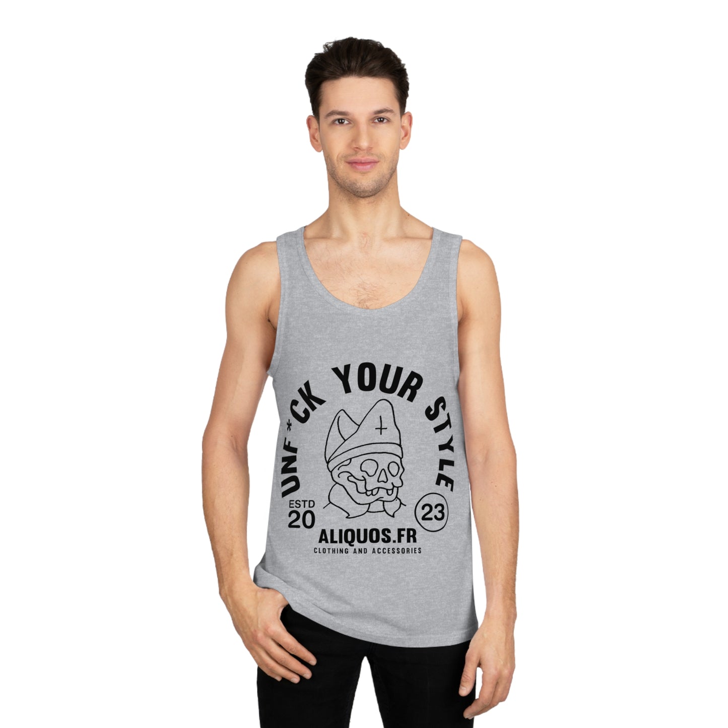 Evil Bishop Unisex Softstyle™ Tank Top - ALIQUOS