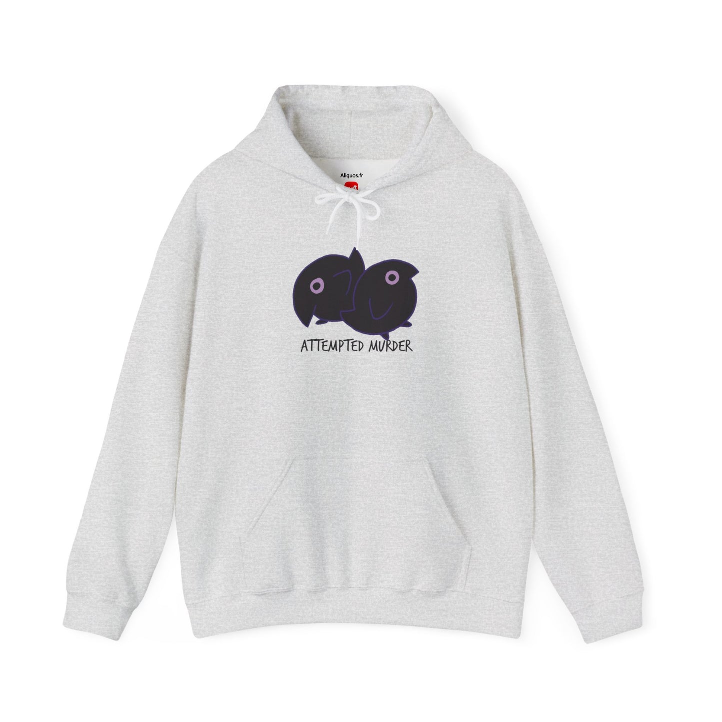 Unisex Hooded Sweatshirt - Attempted Murder Design - ALIQUOS