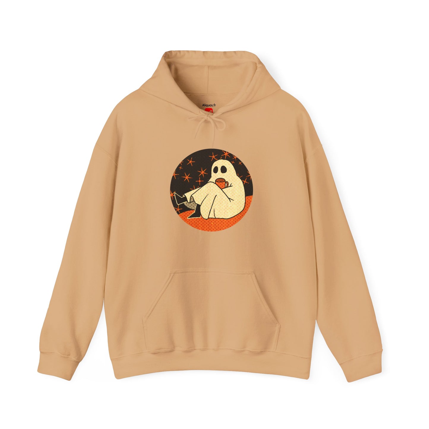 Sweat à capuche unisexe - Motif « Moonlit Coffee »