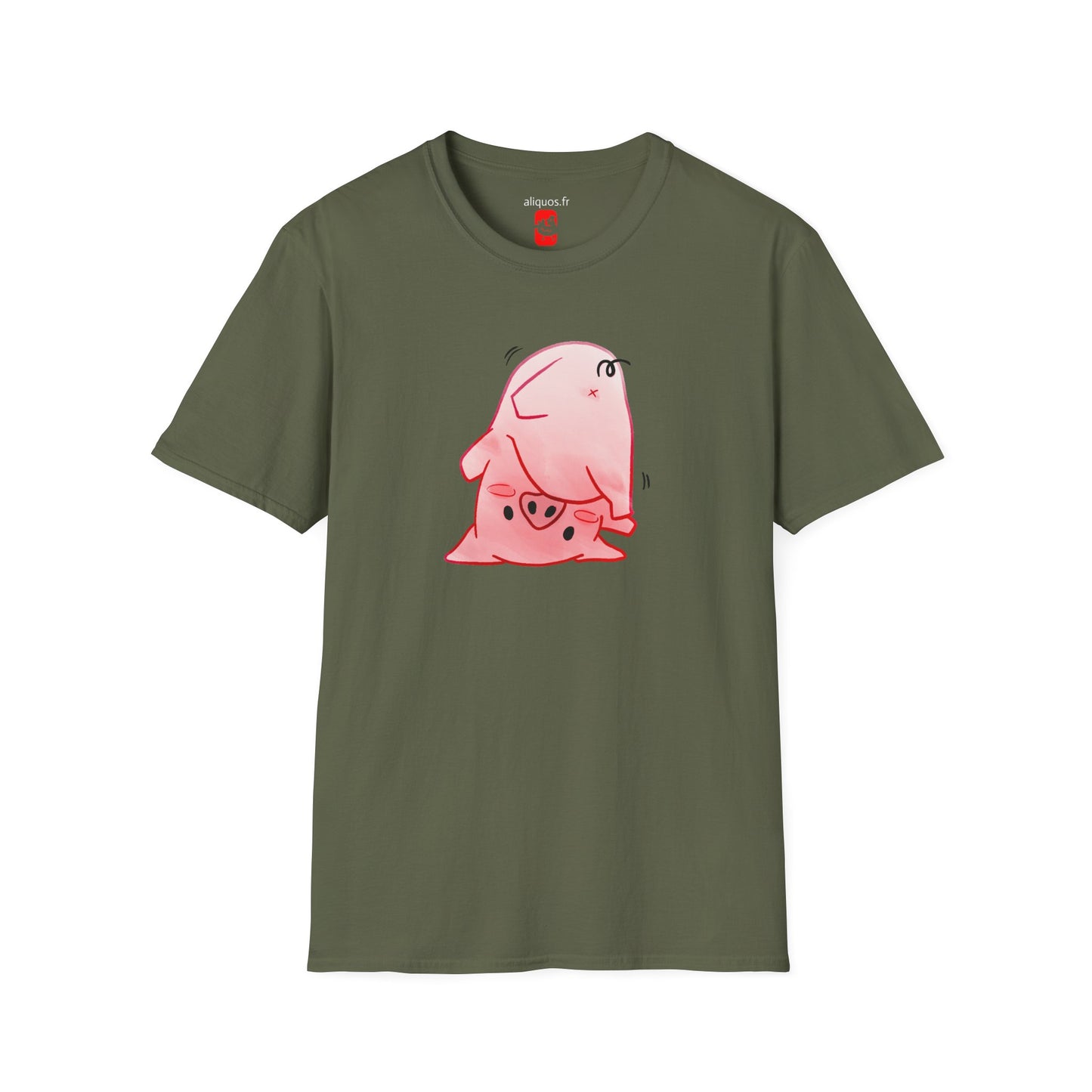 Unisex T-Shirt - Handstand Piggy - Aliquos