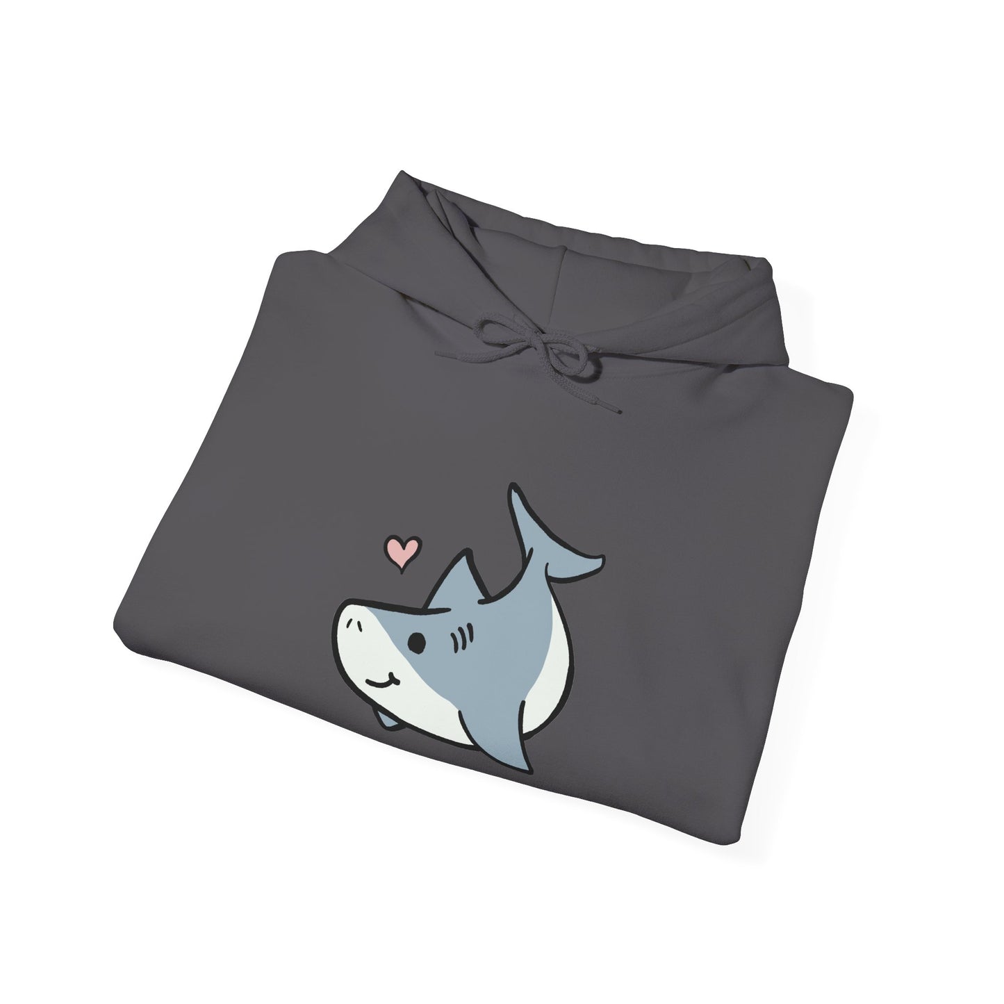 Sweat à capuche unisexe - Love Shark - Aliquos