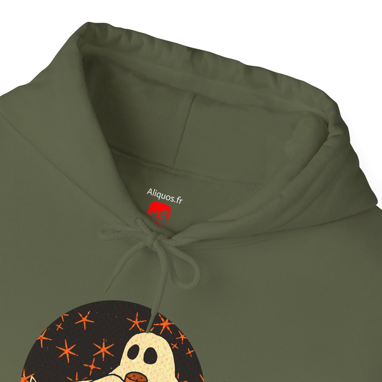 Sweat à capuche unisexe - Motif « Moonlit Coffee »