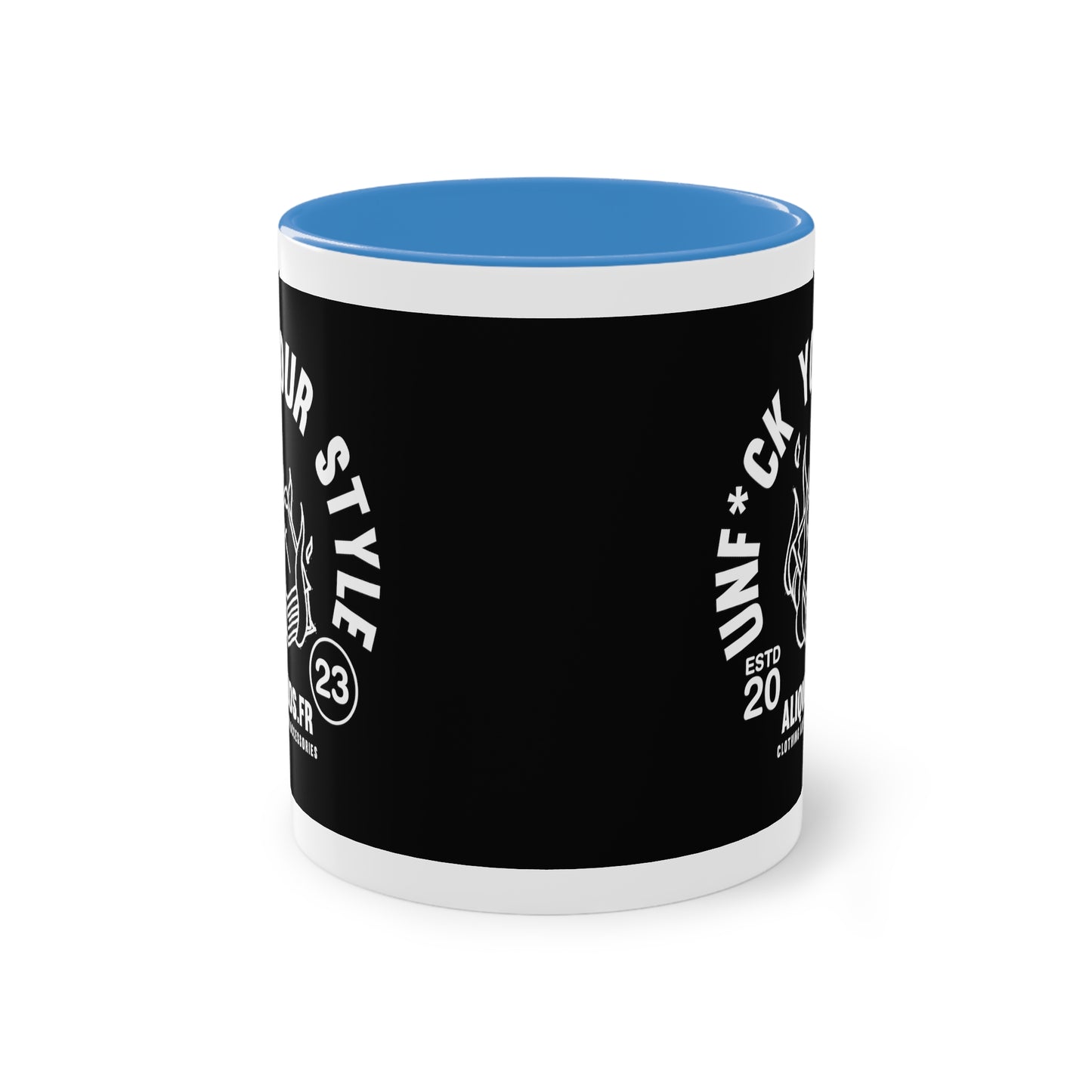 Burning Book Two-Tone Coffee Mug, 11oz - ALIQUOS