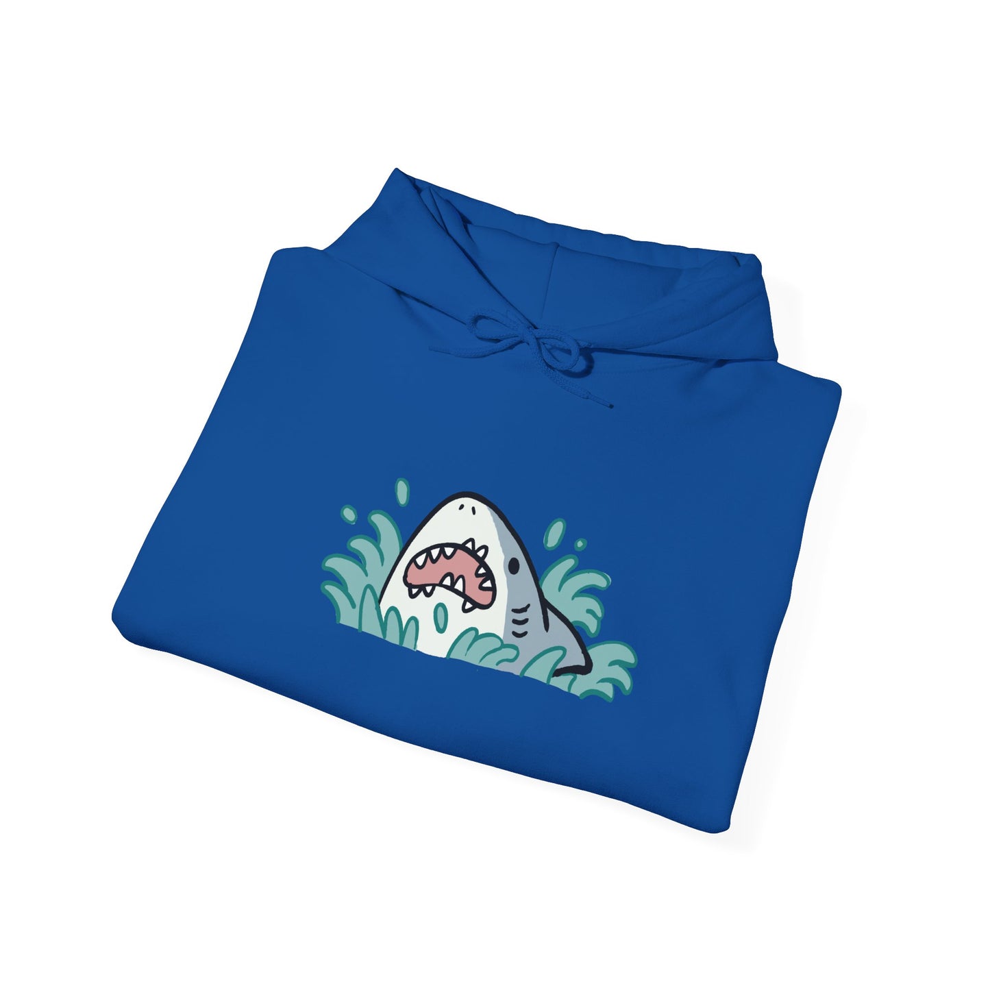 Unisex Hooded Sweatshirt - Surprise Shark - Aliquos