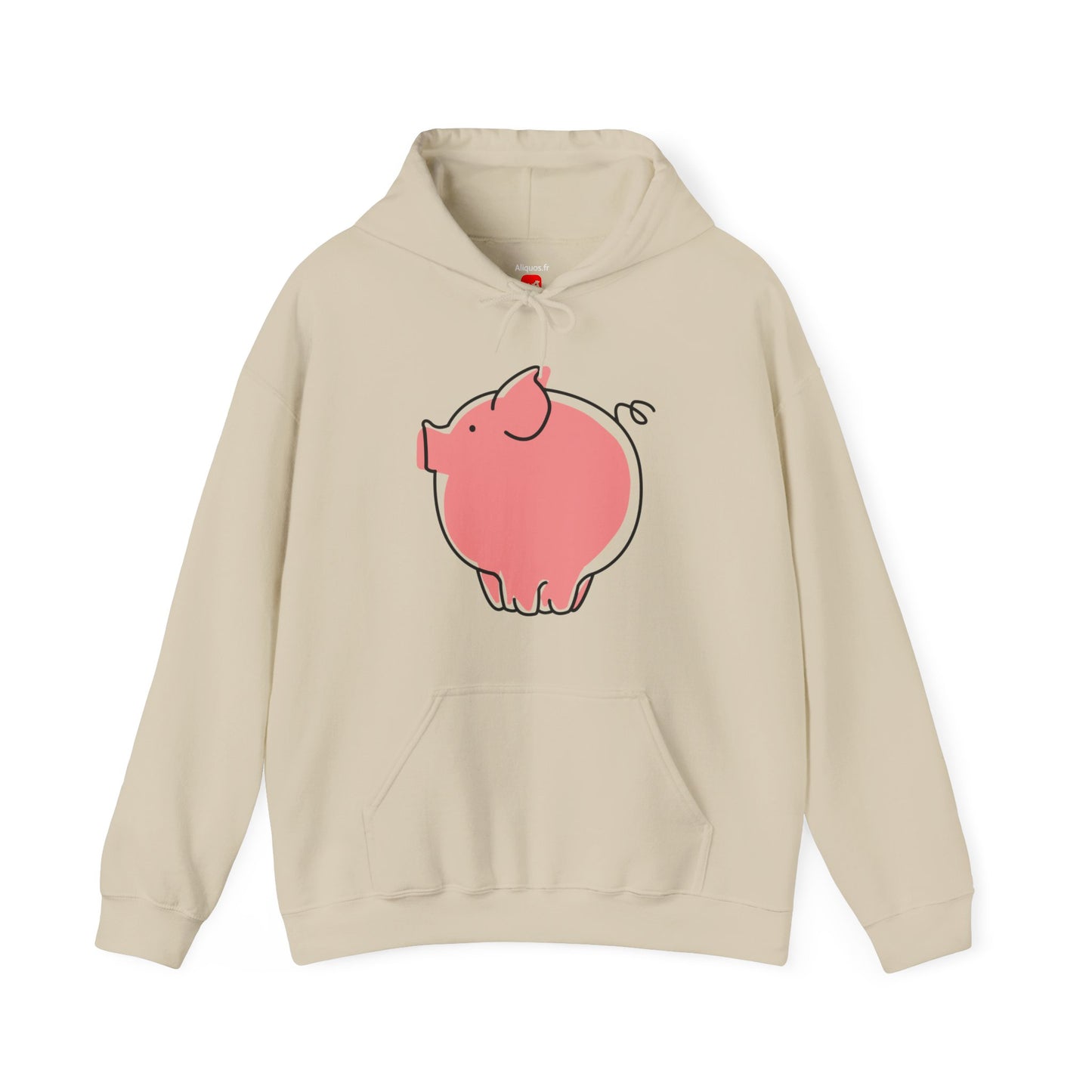 Pudgy Piggy Unisex Hooded Sweatshirt - ALIQUOS