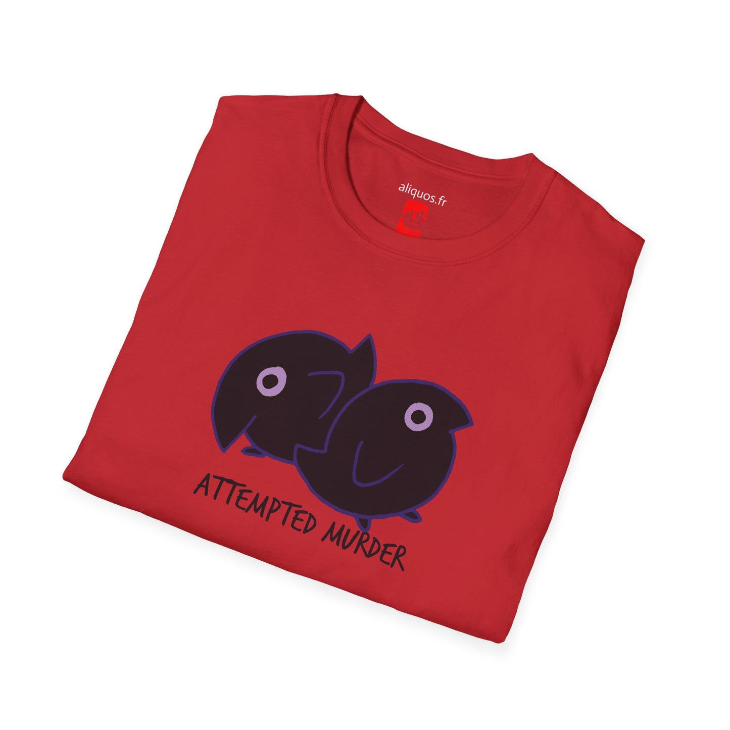 Unisex Tee - Attempted Murder Design - ALIQUOS