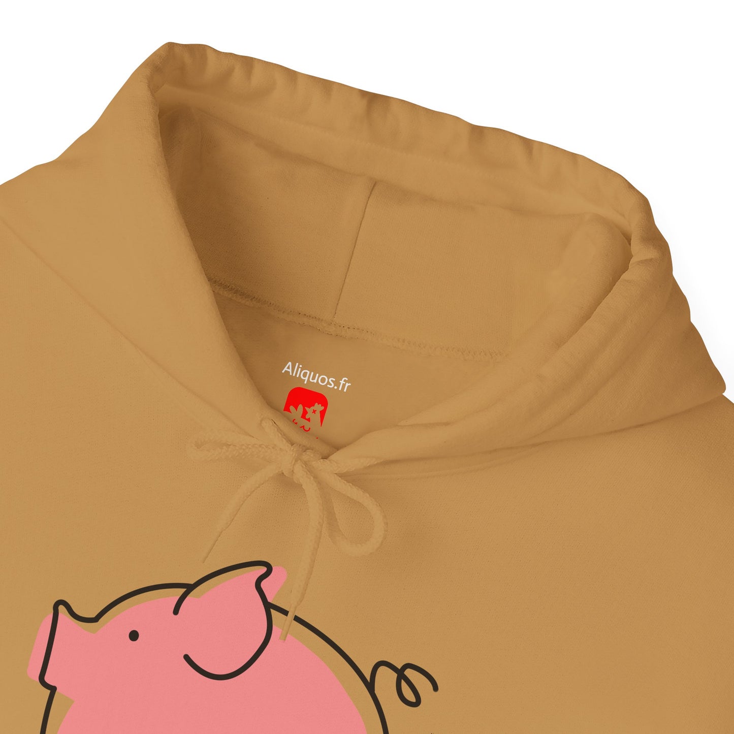 Pudgy Piggy Unisex Hooded Sweatshirt - ALIQUOS