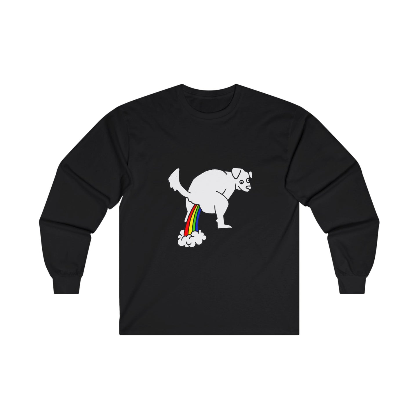 Long Sleeve Tee - Doggy Rainbow Factory - ALIQUOS