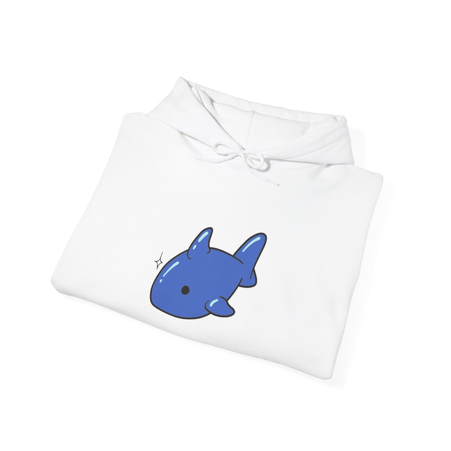 Unisex Hooded Sweatshirt - Floaty Shark - Aliquos