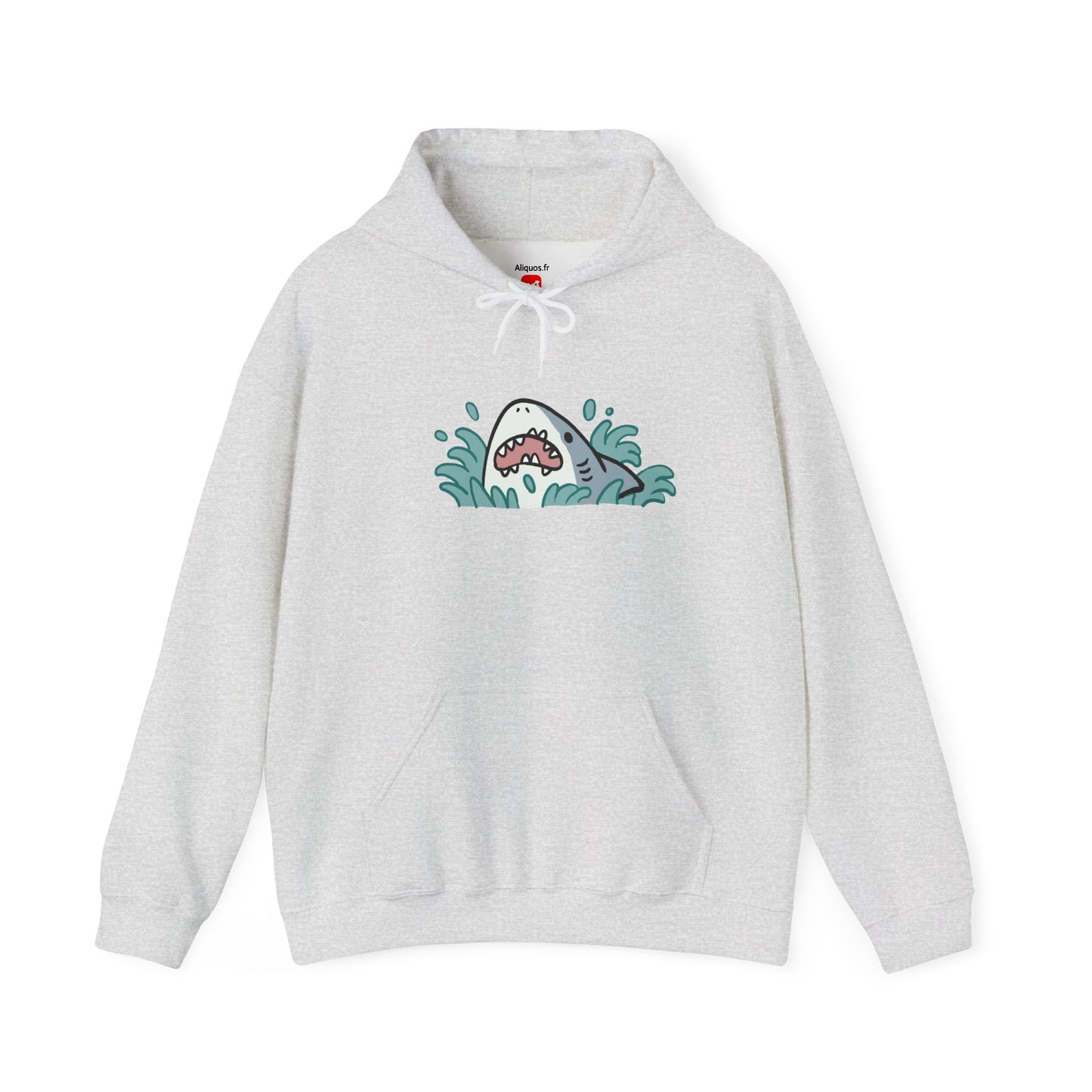 Unisex Hooded Sweatshirt - Surprise Shark - Aliquos