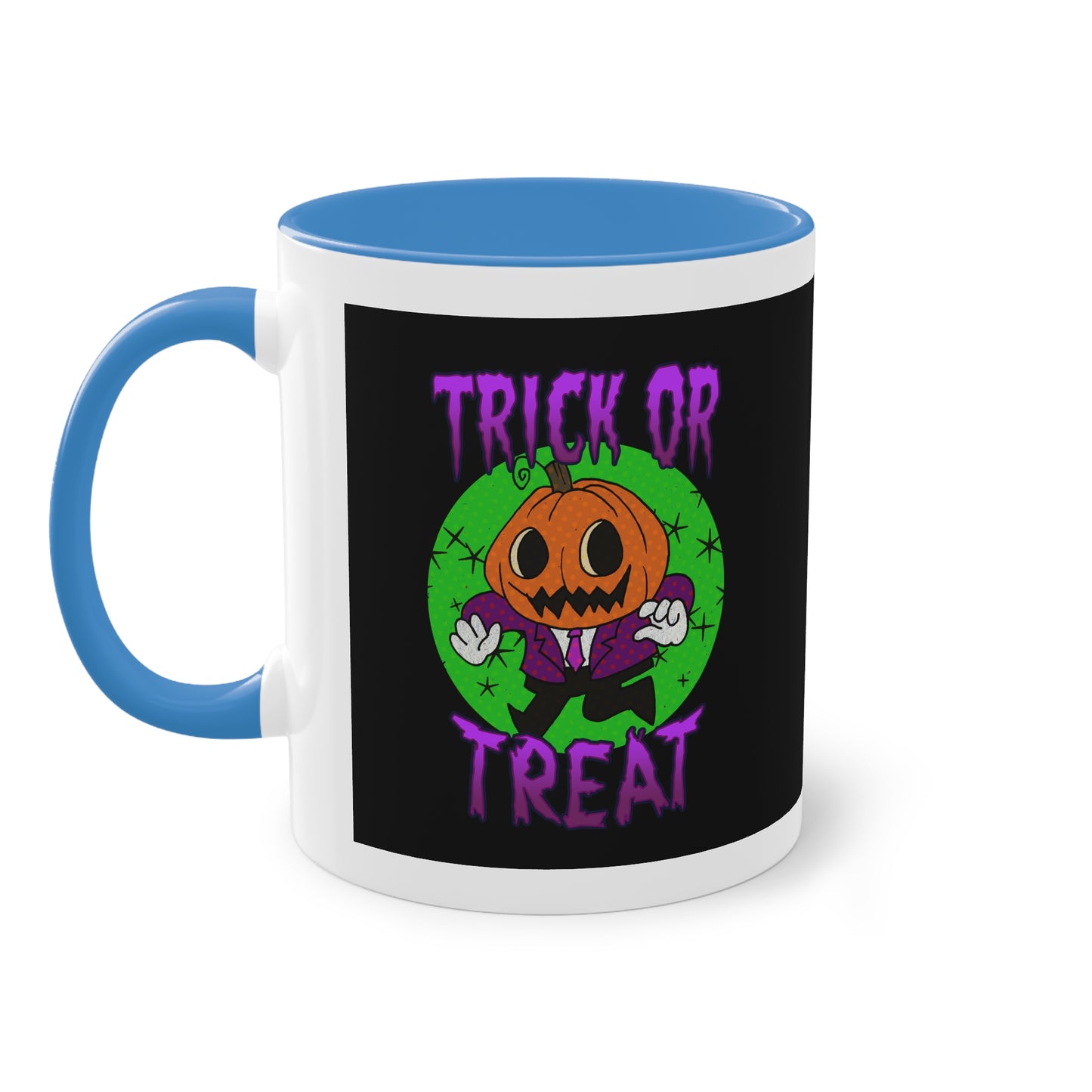 Two Tone Mug - Halloween Jack O' Lantern - ALIQUOS