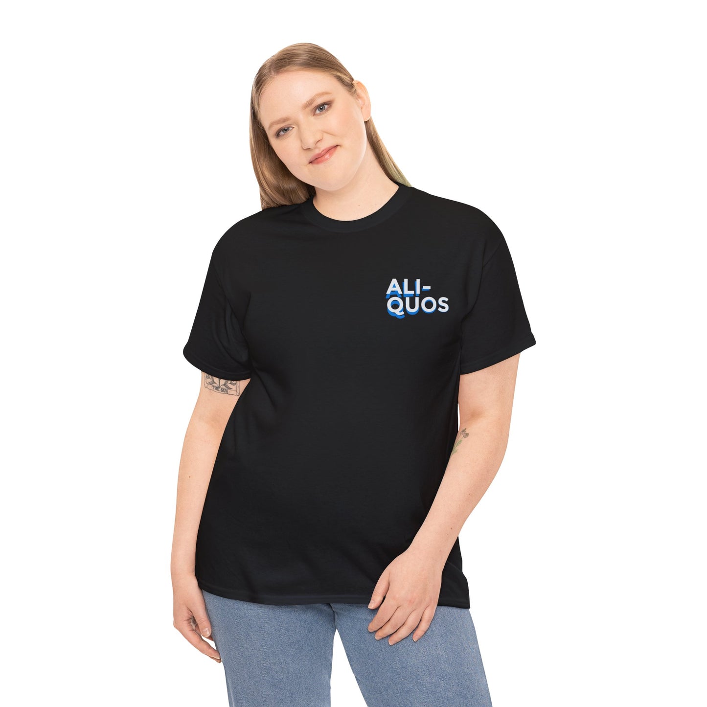 Men's ALIQUOS Text Logo Tee - Dark - ALIQUOS