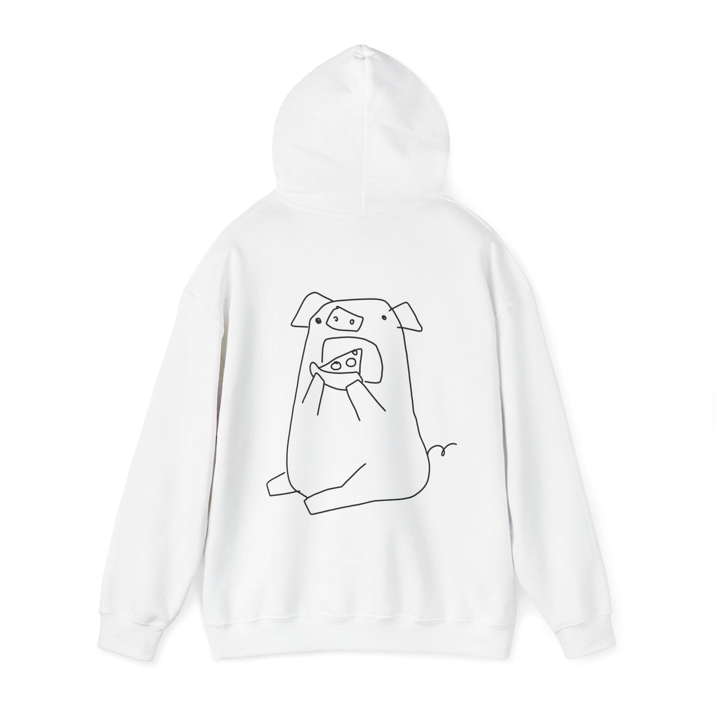 Pizza Piggy Unisex Hooded Sweatshirt - ALIQUOS