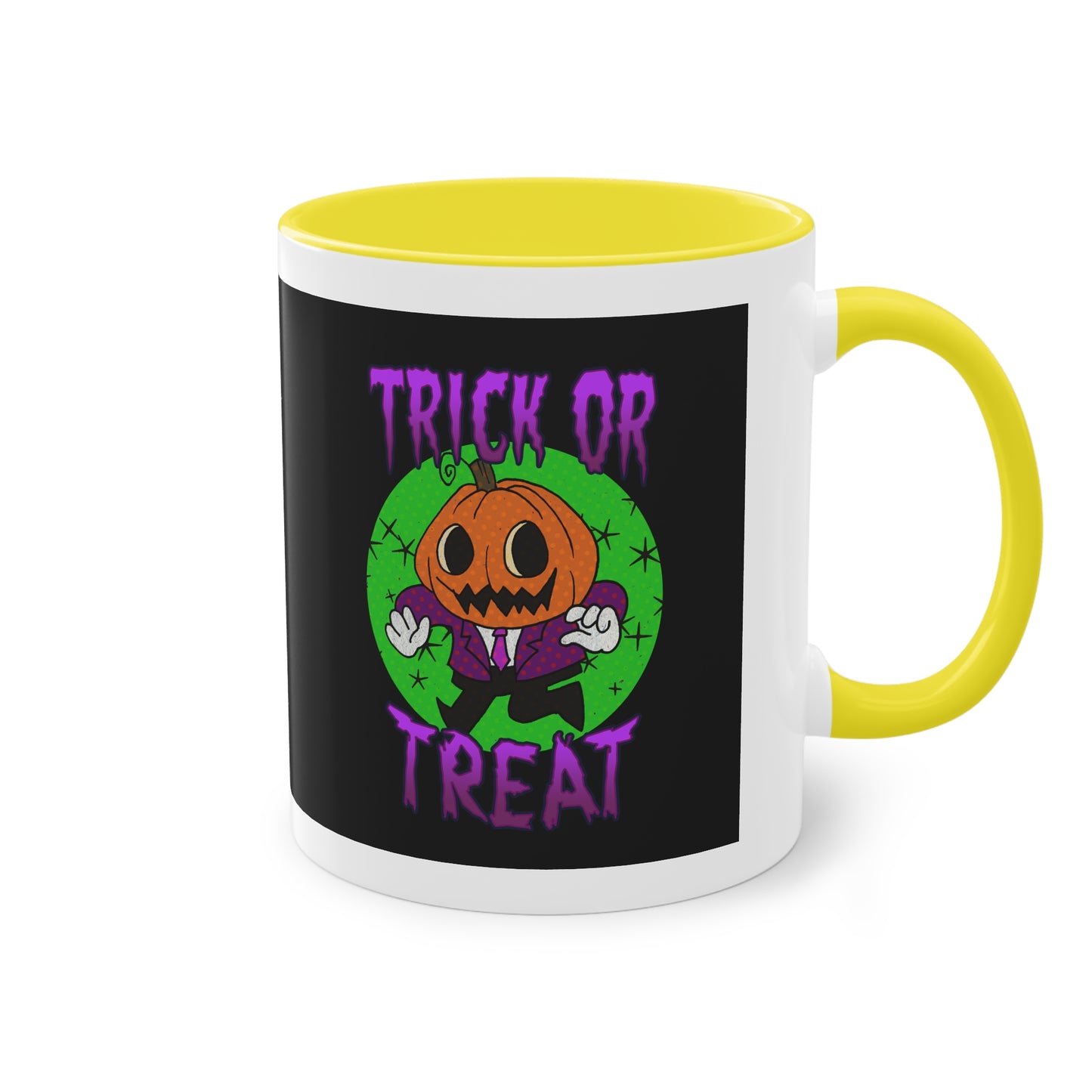 Two Tone Mug - Halloween Jack O' Lantern - ALIQUOS