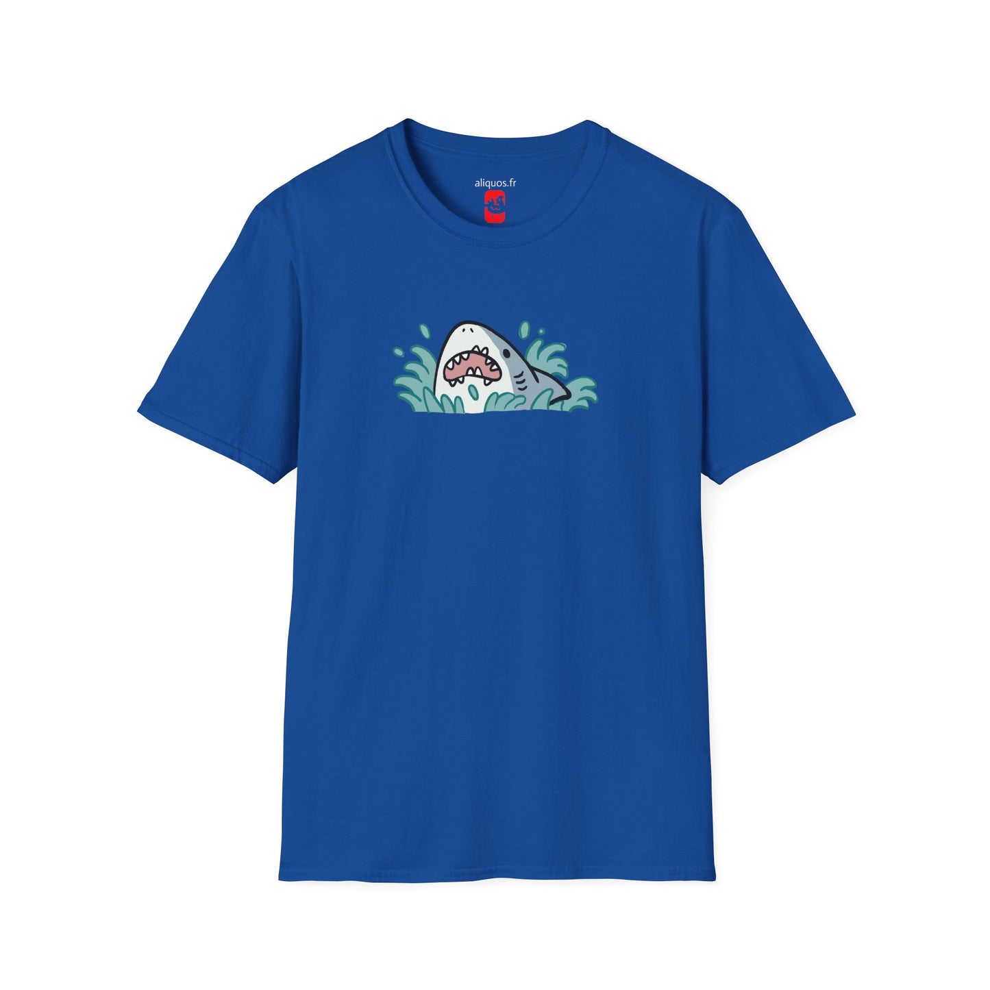 T-shirt unisexe - Surprise Shark - Aliquos