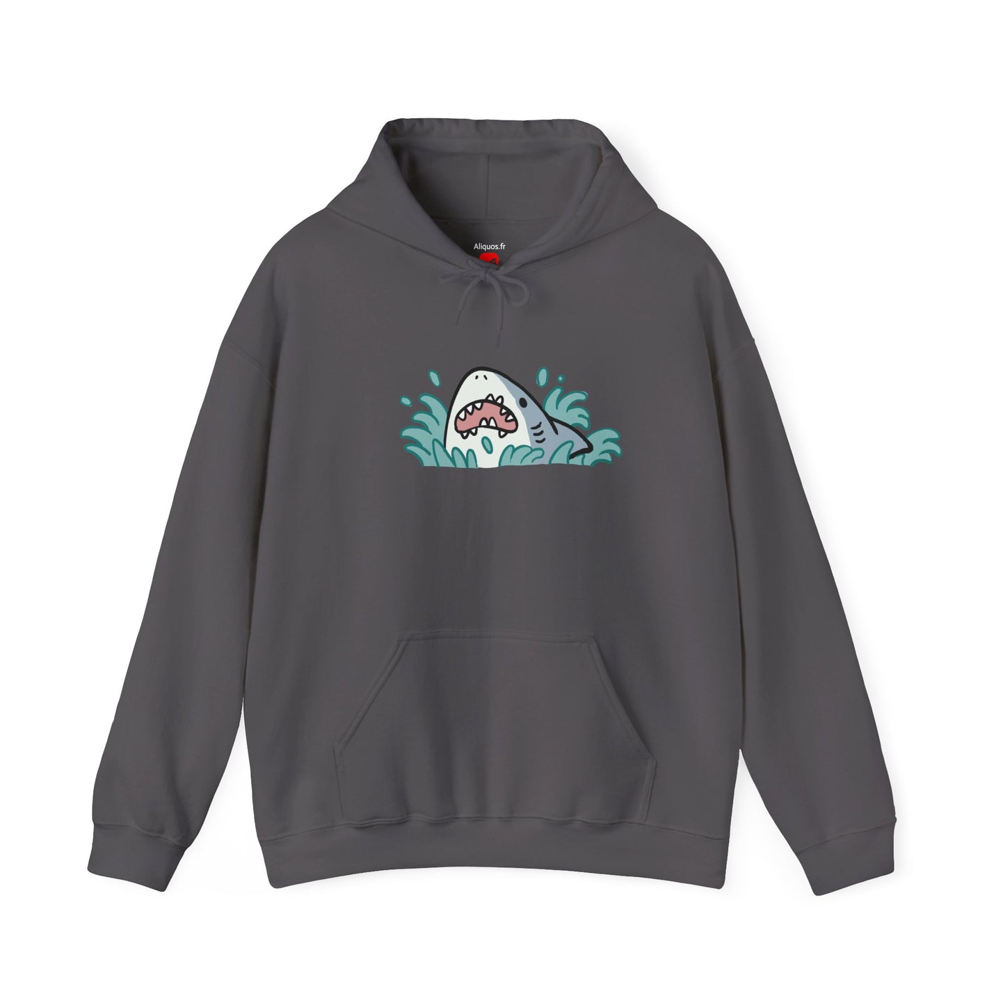Unisex Hooded Sweatshirt - Surprise Shark - Aliquos