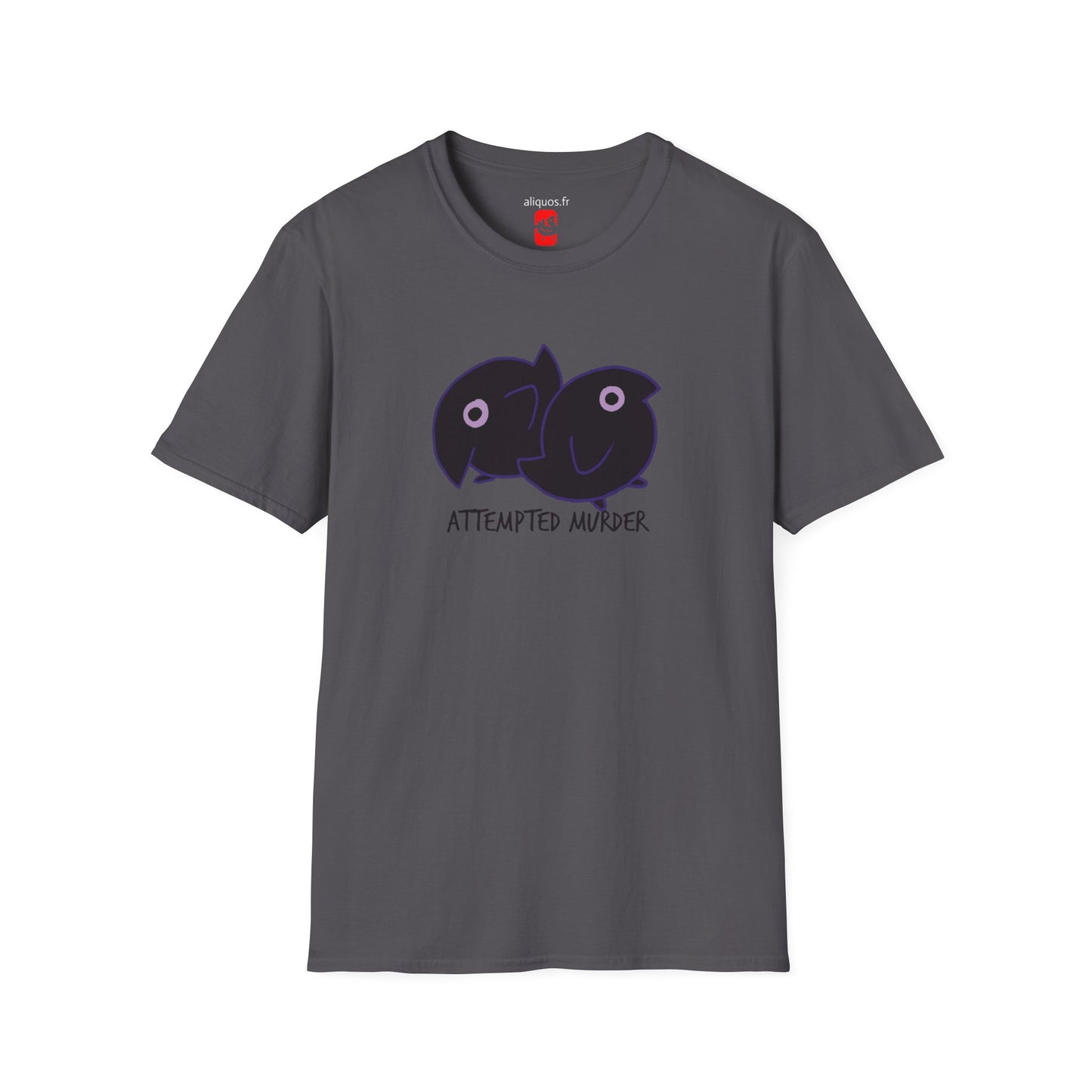 Unisex Tee - Attempted Murder Design - ALIQUOS