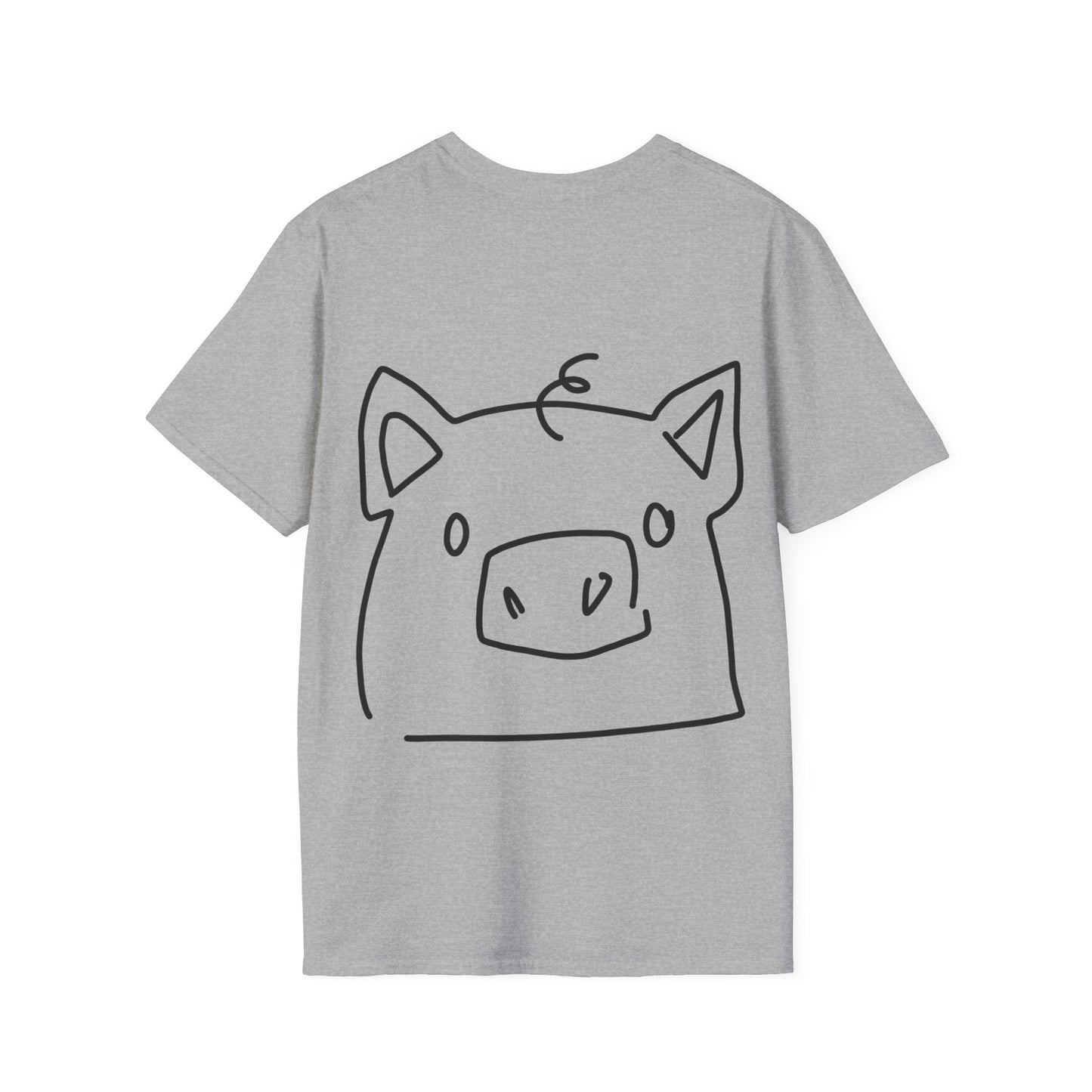 Piggy Face Unisex Tee - ALIQUOS