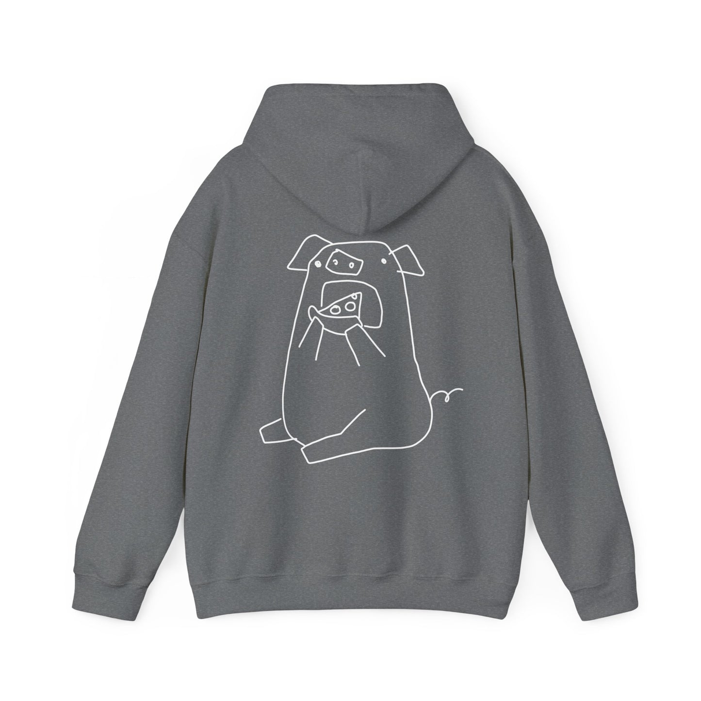 Pizza Piggy Unisex Hooded Sweatshirt - ALIQUOS