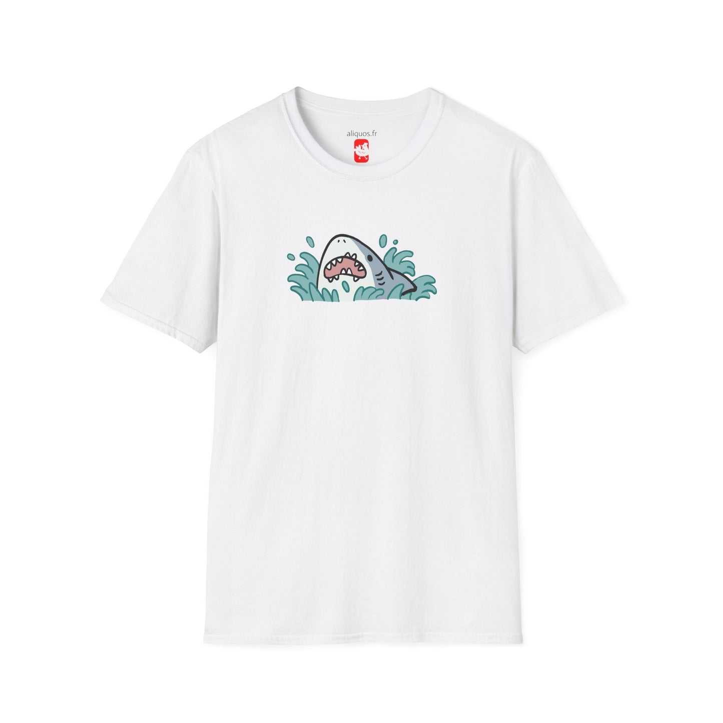 T-shirt unisexe - Surprise Shark - Aliquos
