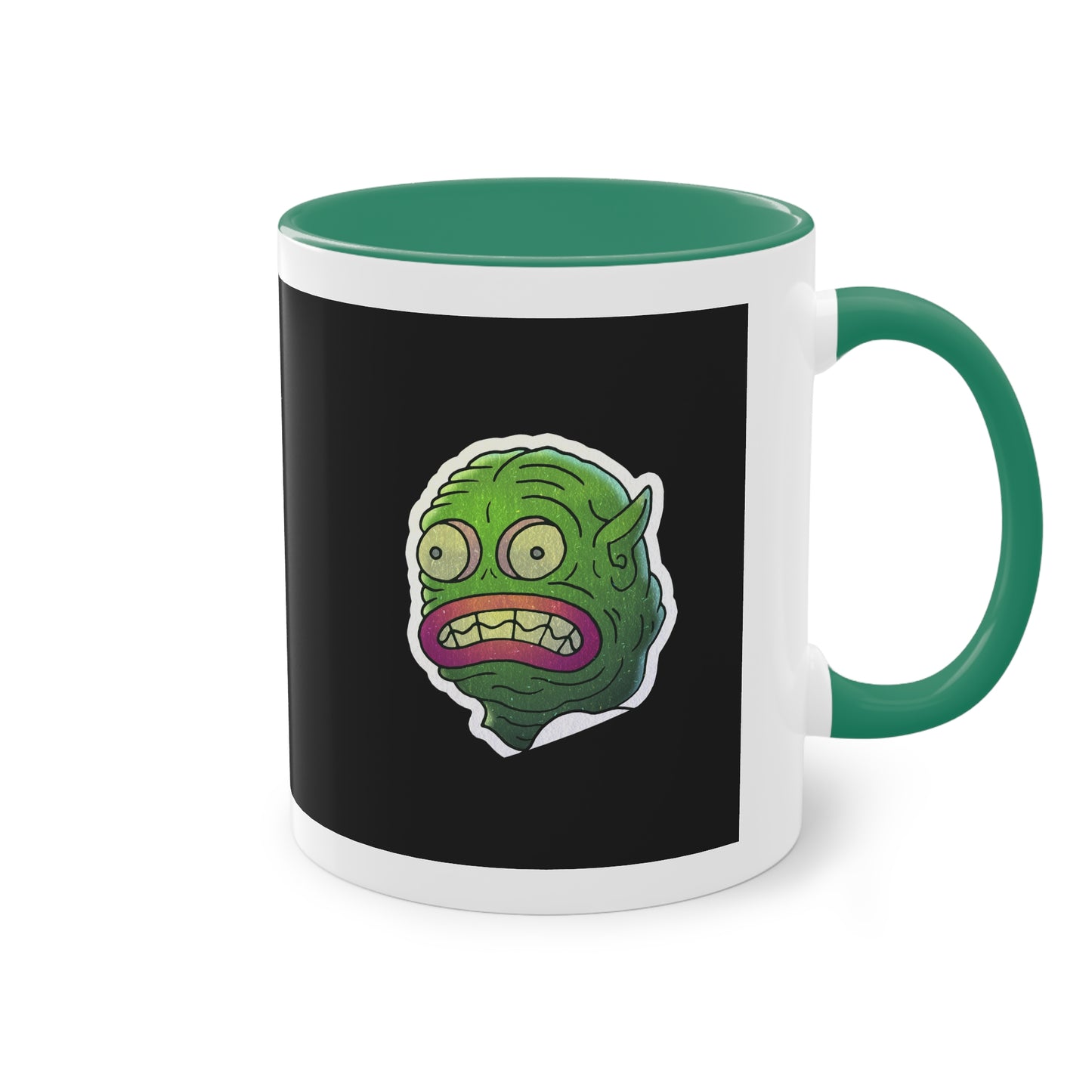 Two Tone Mug - Water Monster Design - ALIQUOS