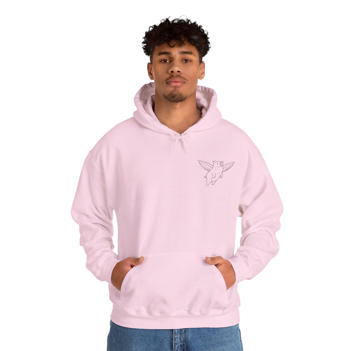 Sweat à capuche unisexe Flying Piggy