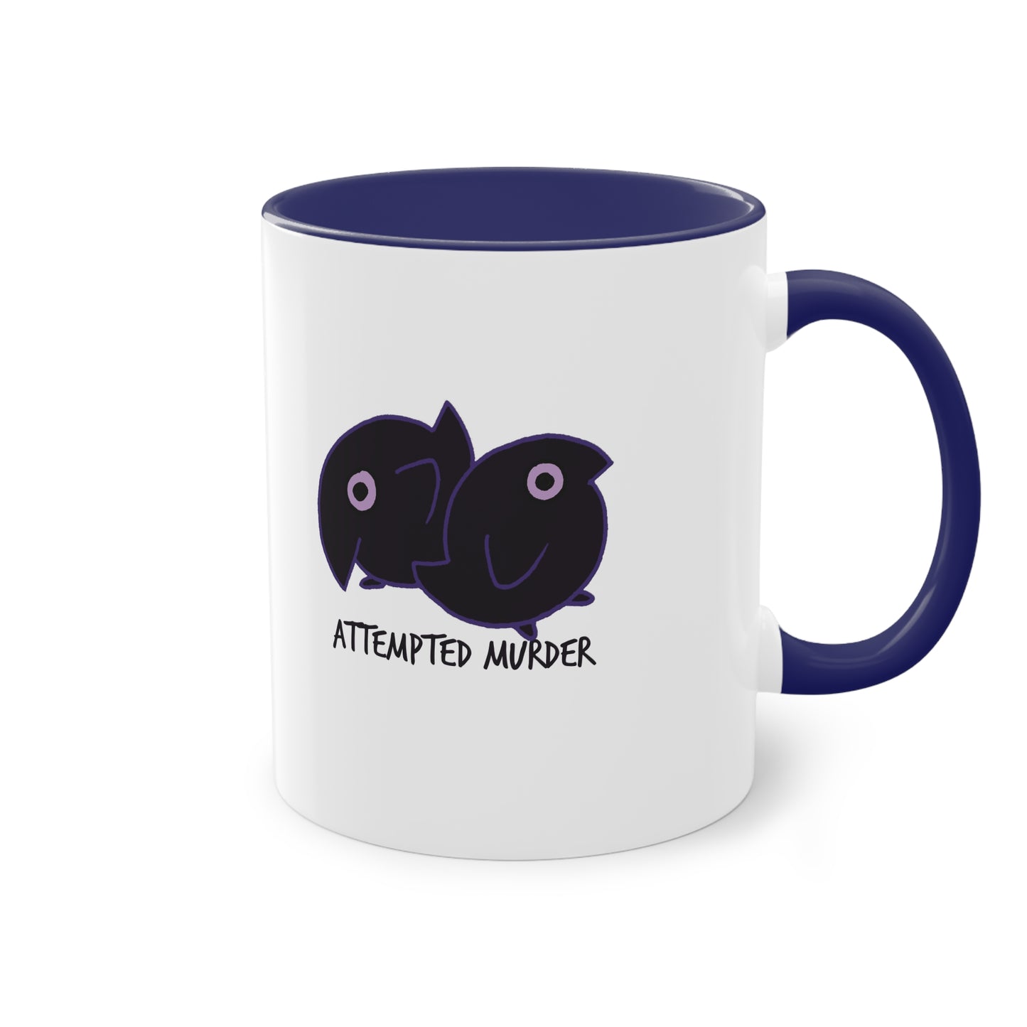 Two Tone Mug - Attempted Murder Design - ALIQUOS