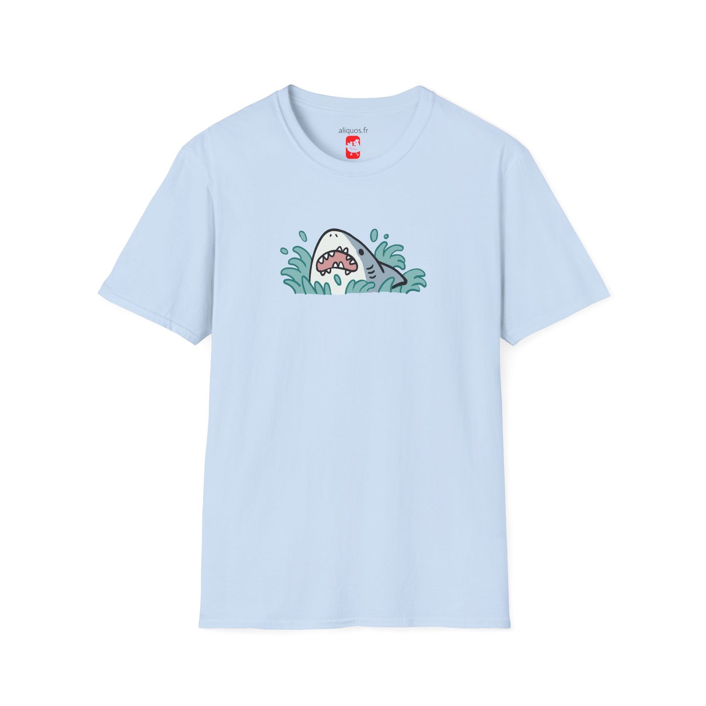 T-shirt unisexe - Surprise Shark - Aliquos
