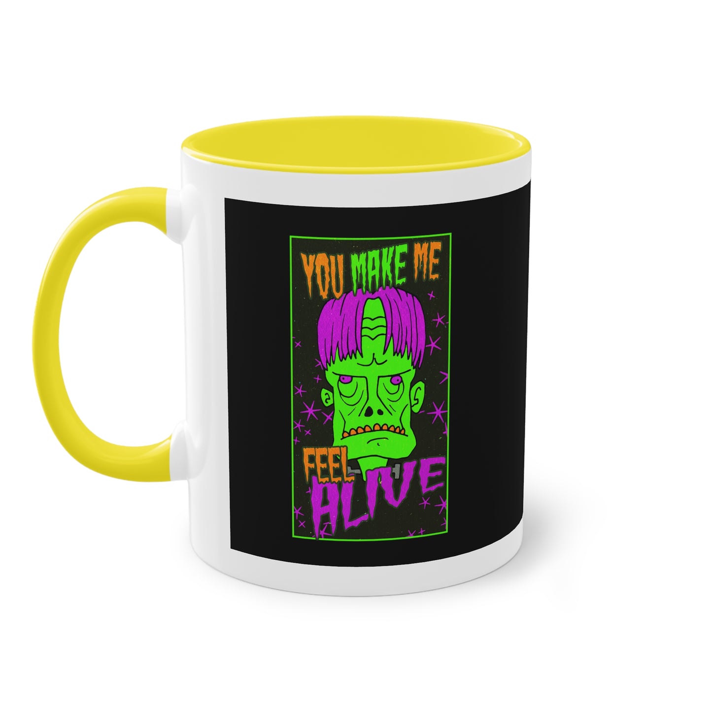 Two Tone Mug - Frankenstein Monster Design - ALIQUOS