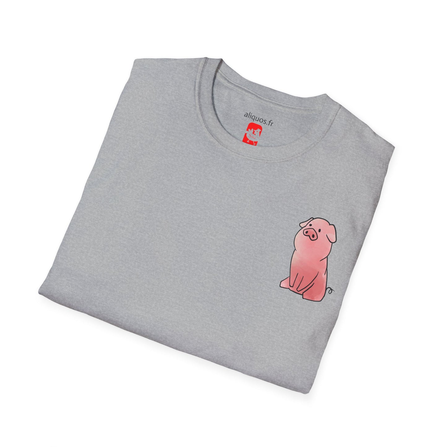 Unisex T-Shirt - Sitting Piggy - Aliquos