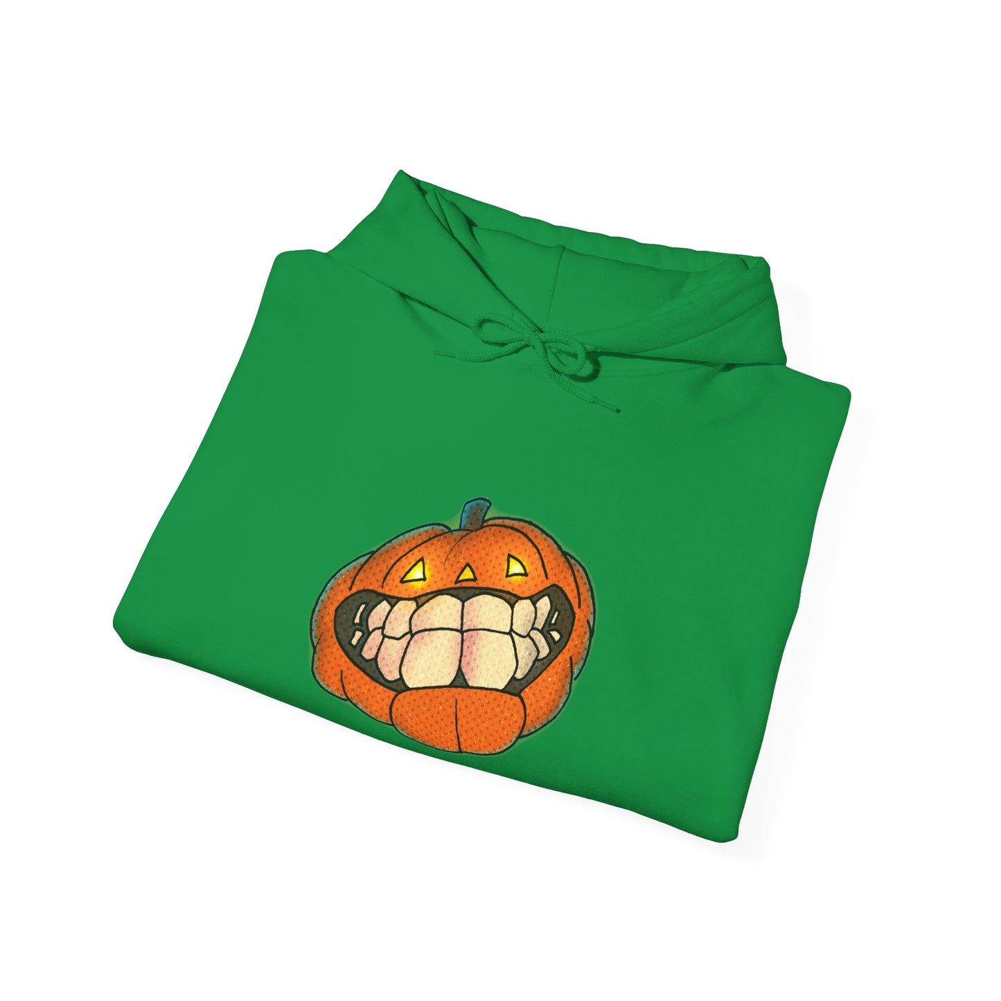 Sweat à capuche unisexe - Motif « citrouille souriante »