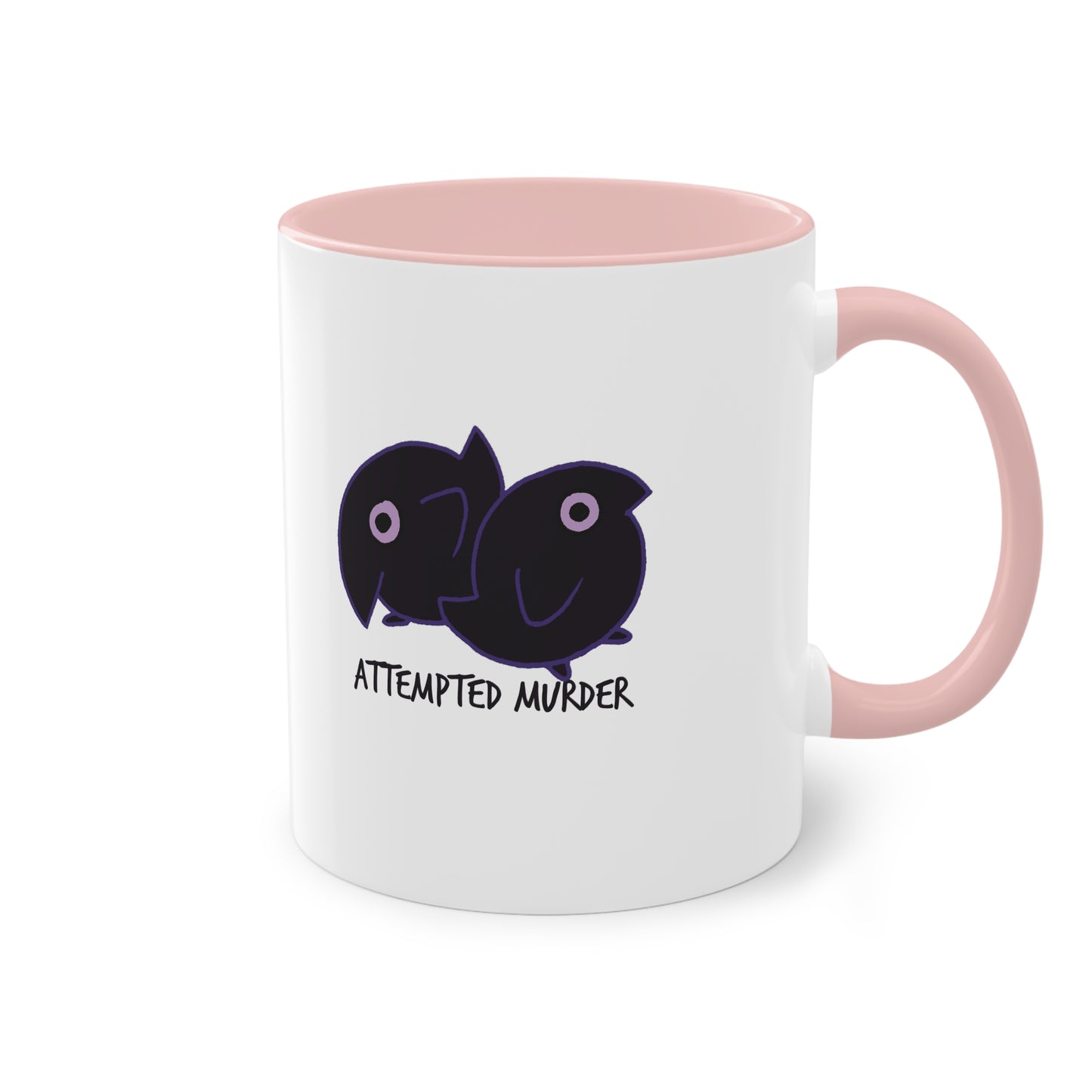 Two Tone Mug - Attempted Murder Design - ALIQUOS