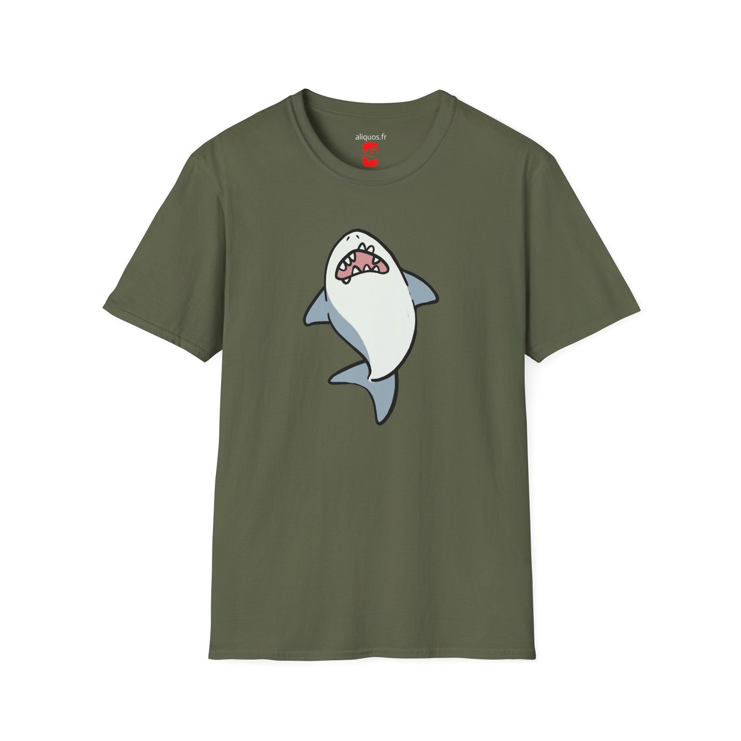 Unisex T-Shirt - Screaming Shark - Aliquos