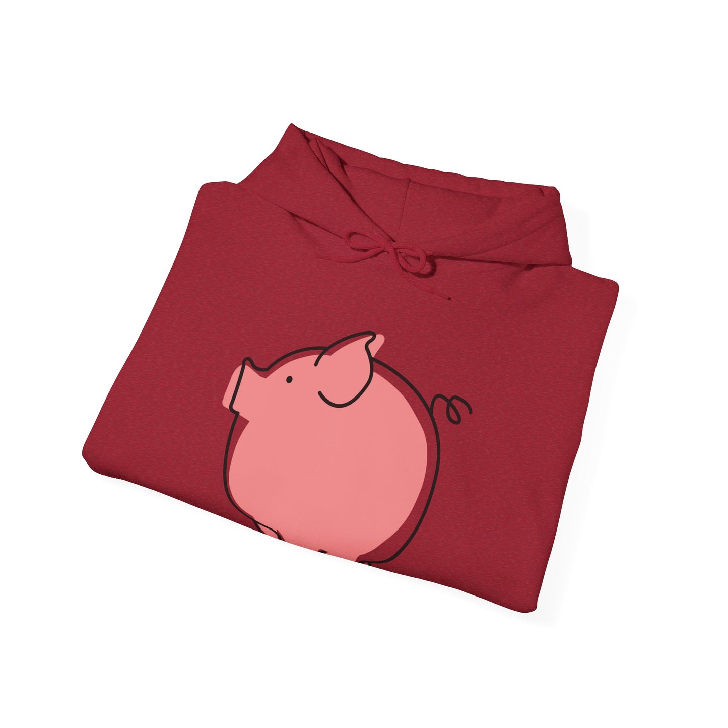 Pudgy Piggy Unisex Hooded Sweatshirt - ALIQUOS