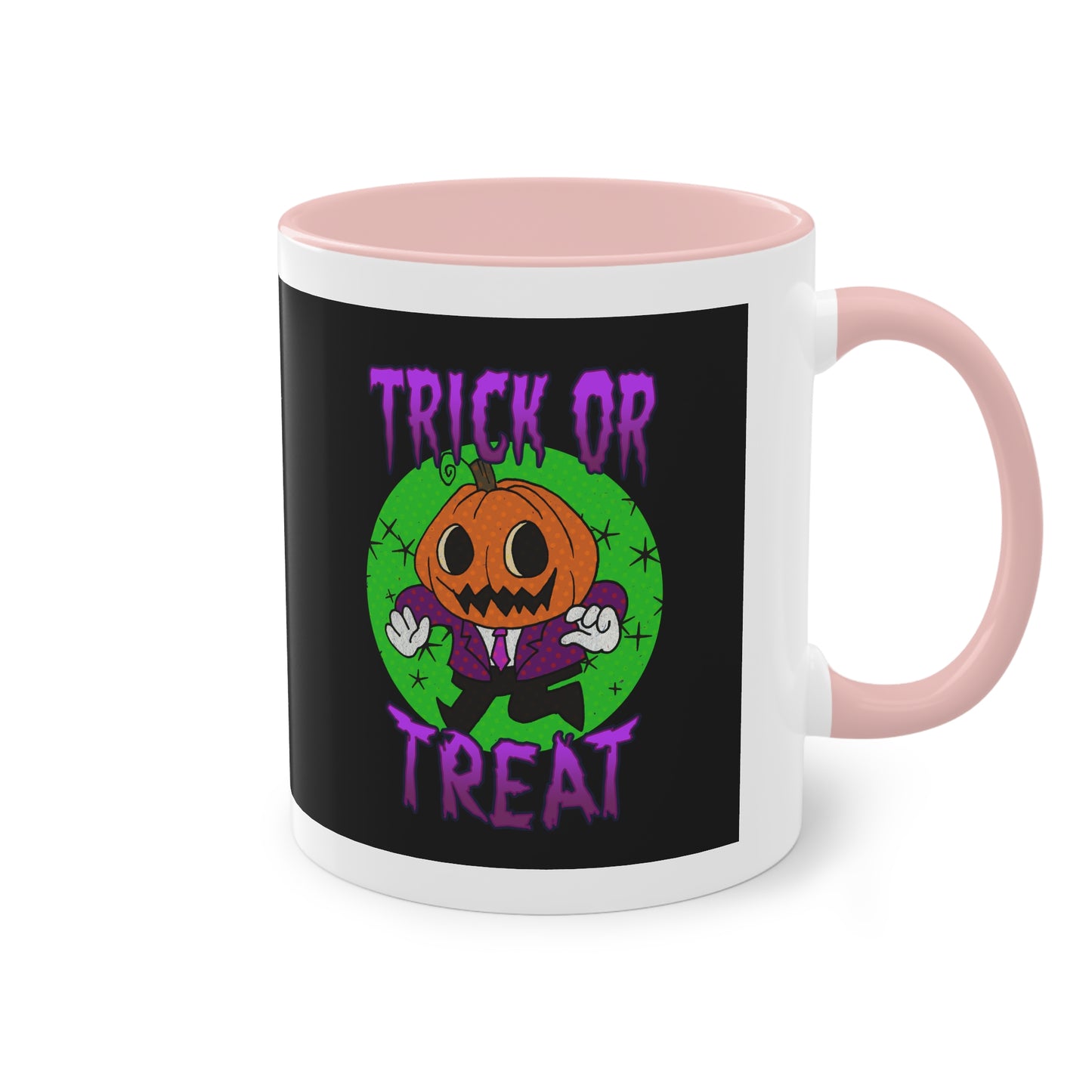 Two Tone Mug - Halloween Jack O' Lantern - ALIQUOS