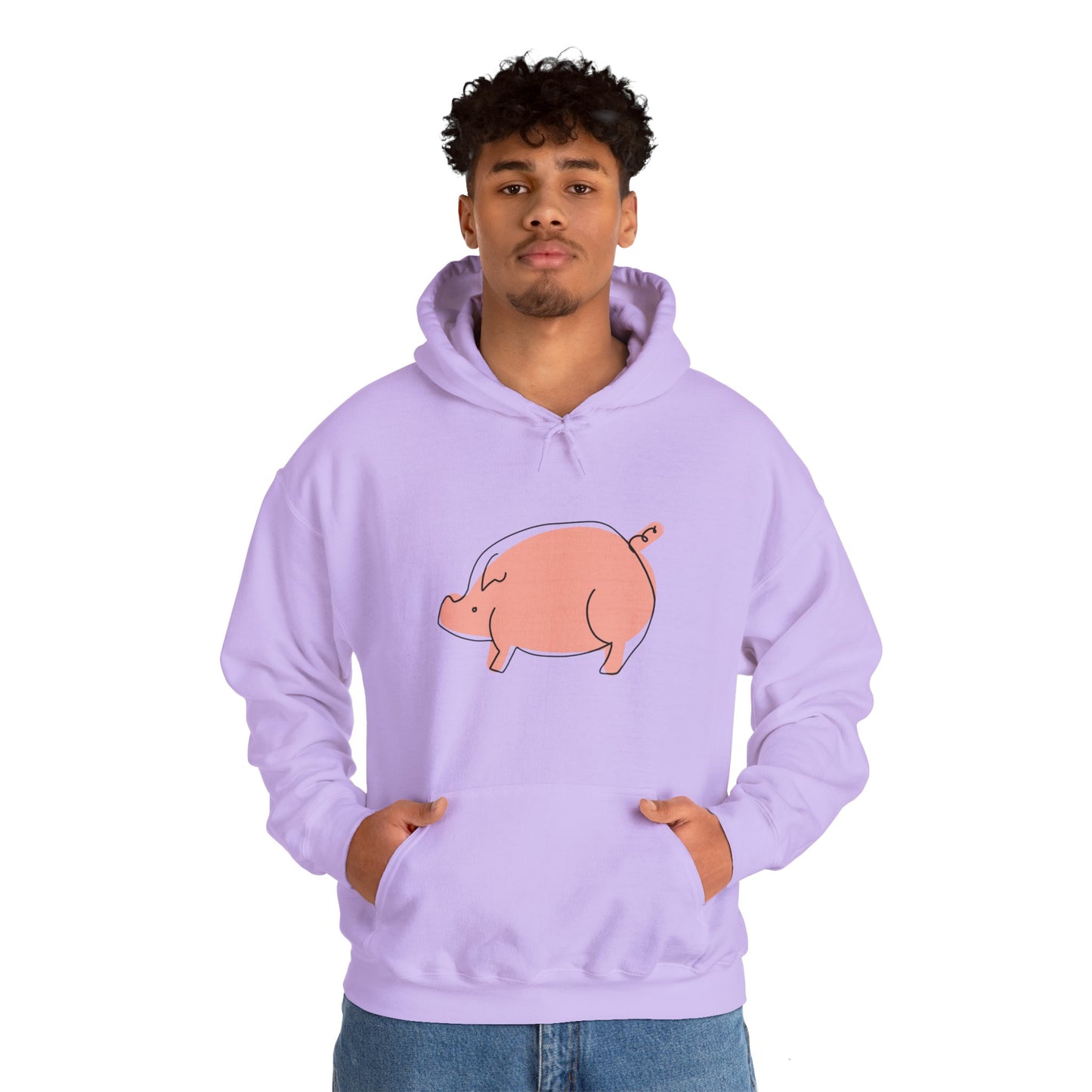 Chubby Piggy Unisex Hooded Sweatshirt - ALIQUOS