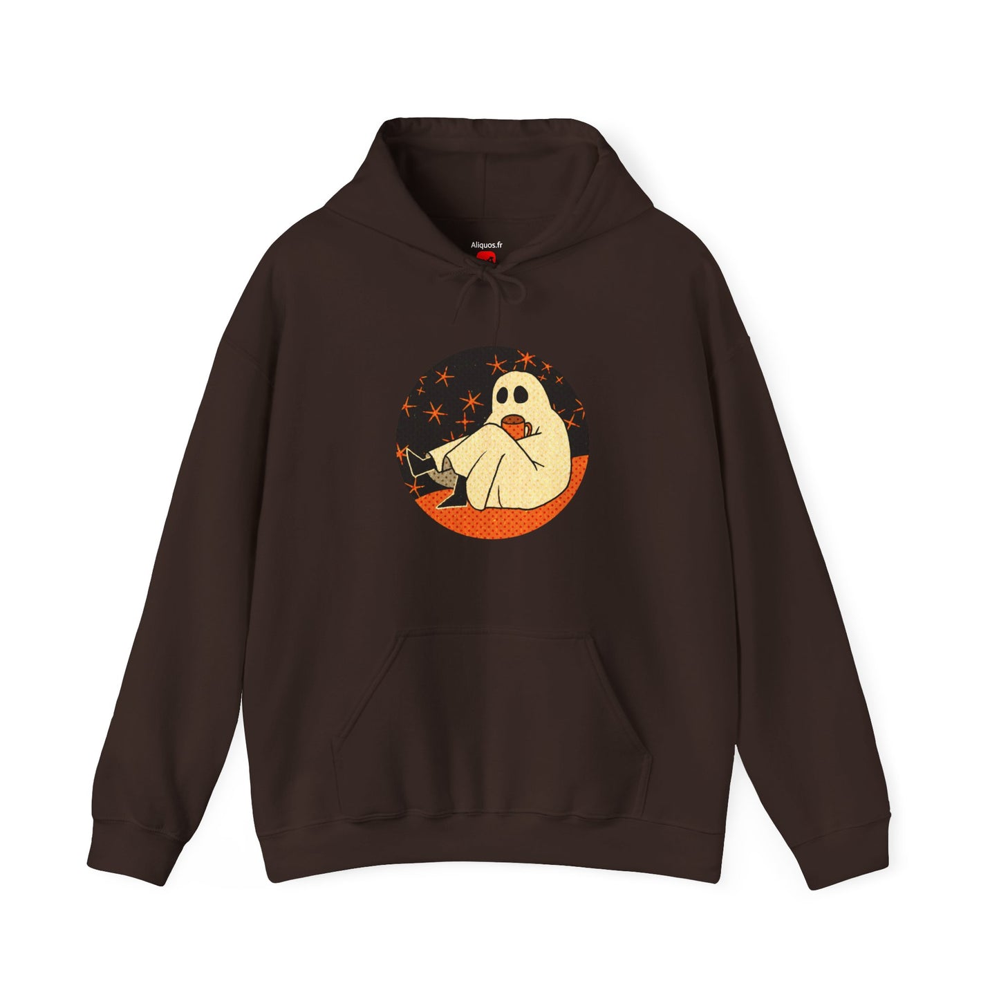 Sweat à capuche unisexe - Motif « Moonlit Coffee »