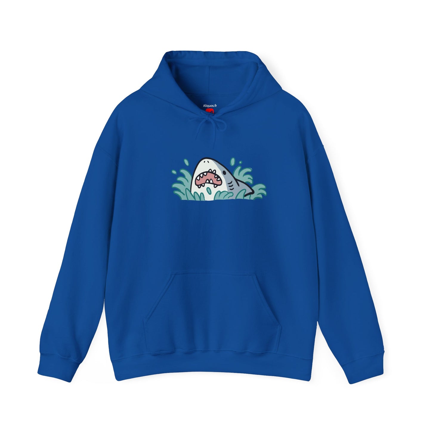 Unisex Hooded Sweatshirt - Surprise Shark - Aliquos