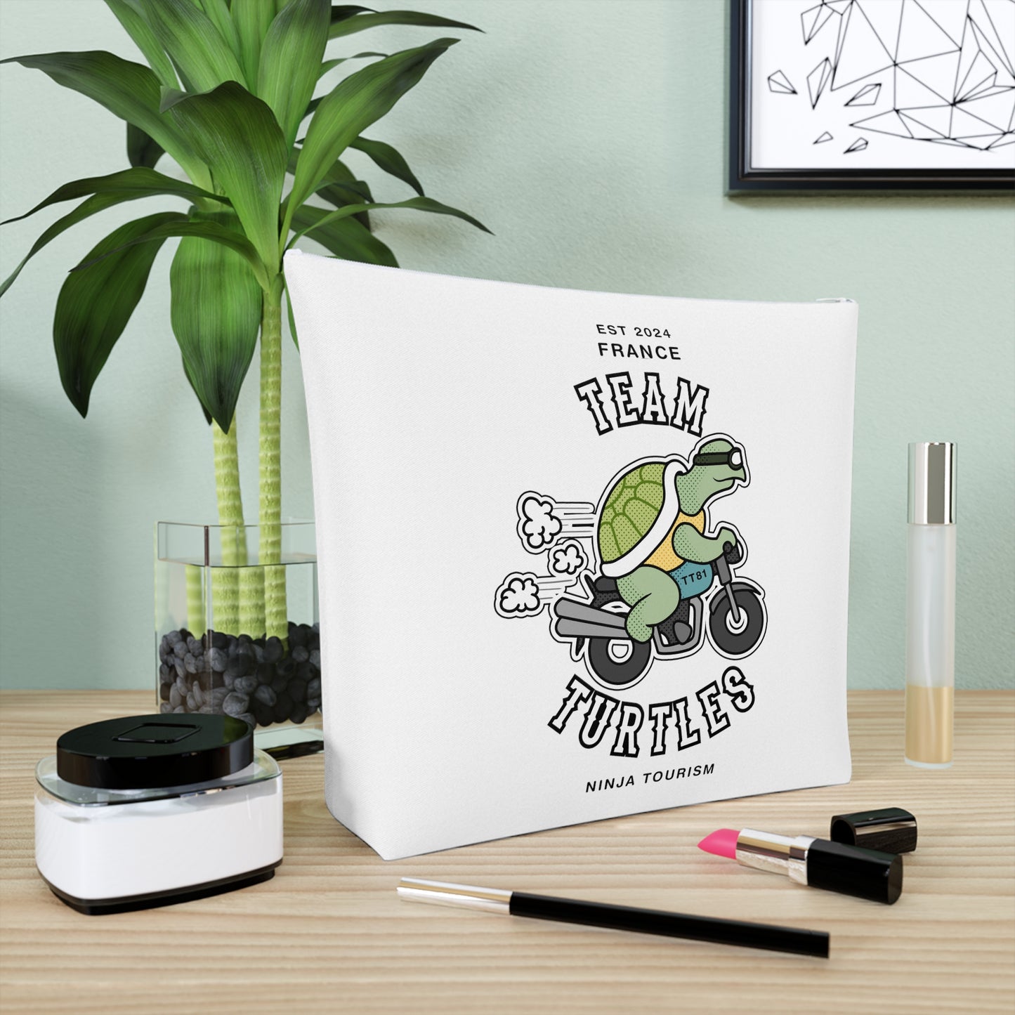 Team Turtles Cotton Cosmetic Bag - ALIQUOS